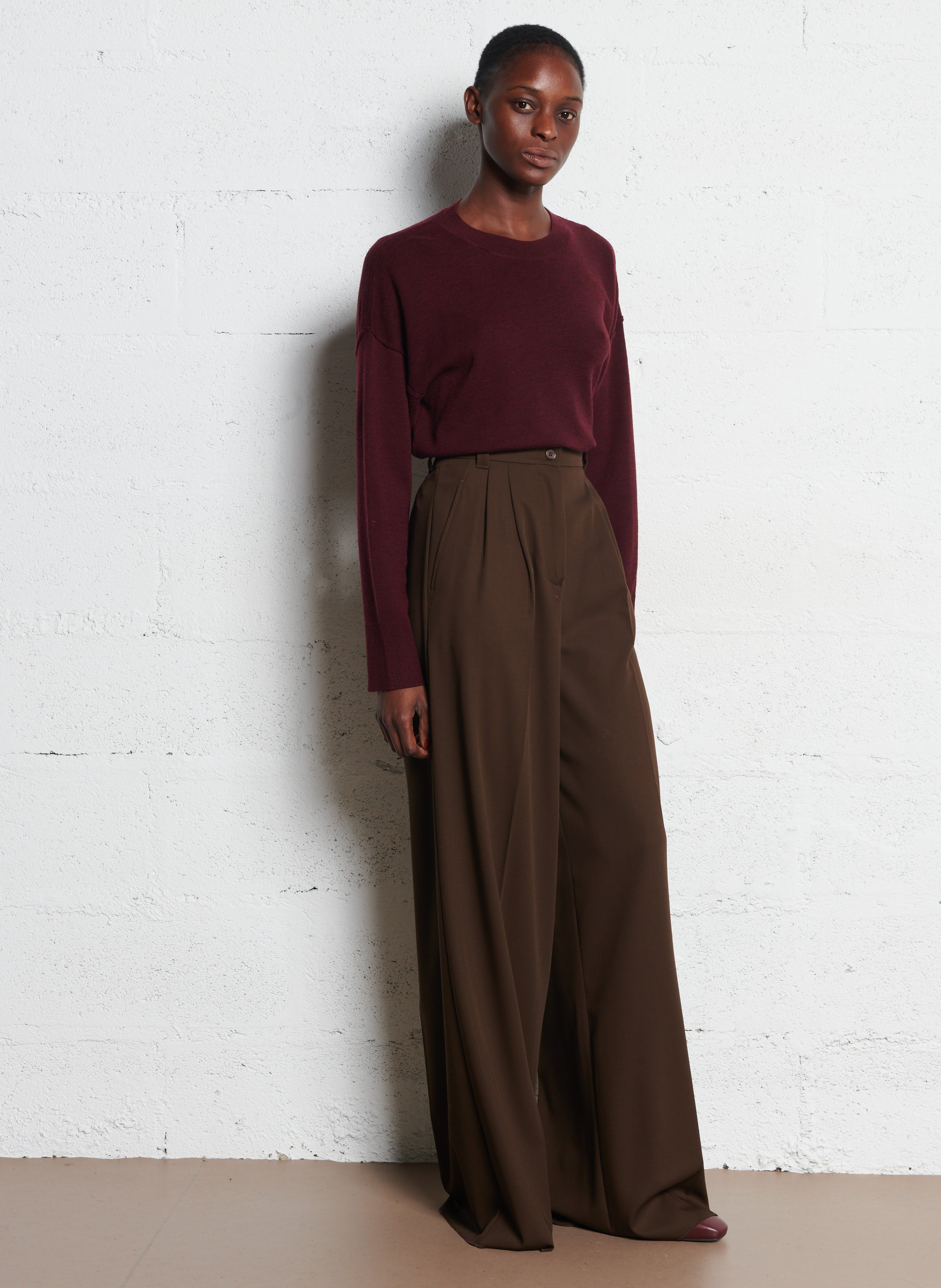 Alpaca wool sweater MAISON ANJE Blue