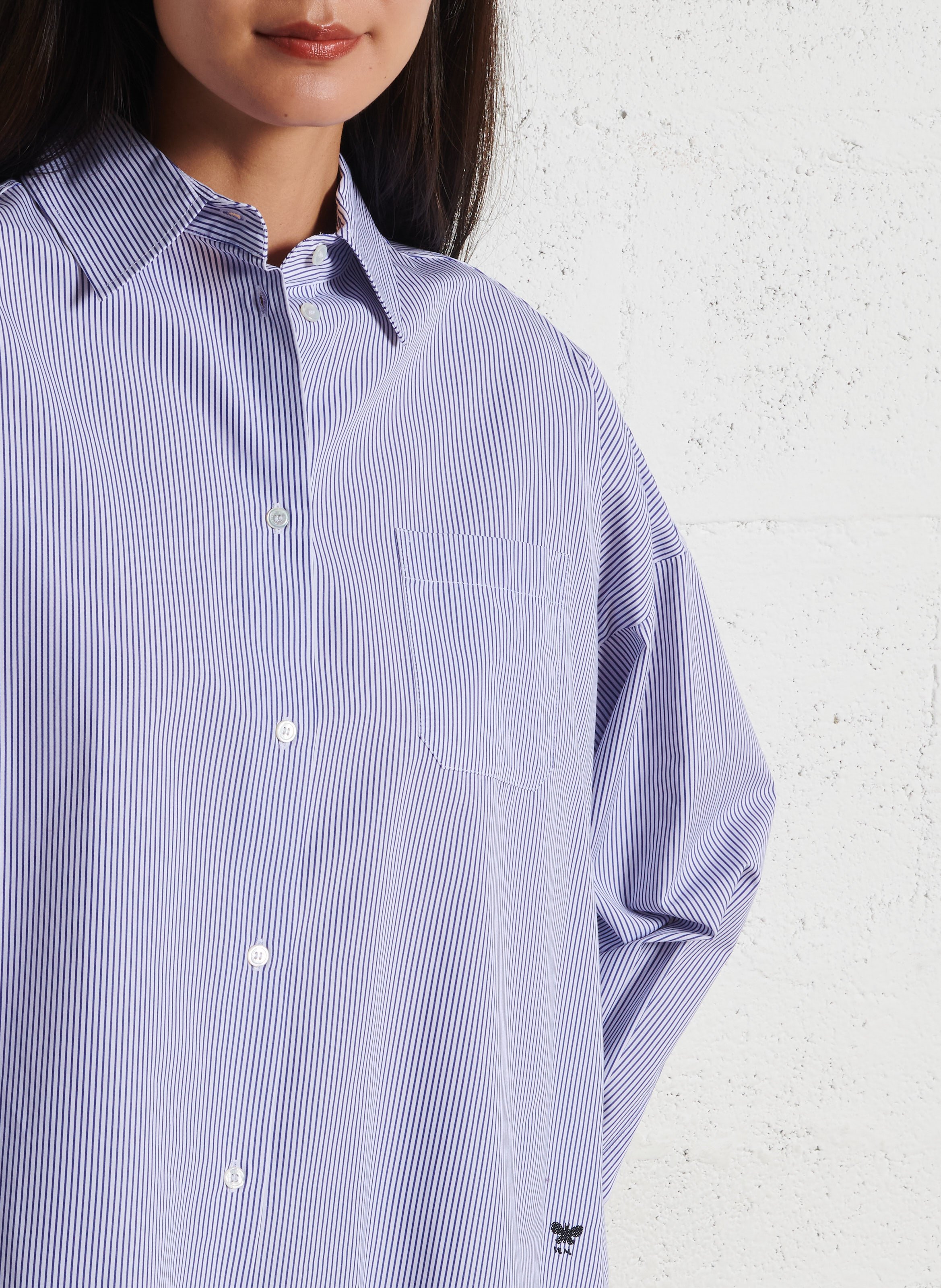 Capri plain oversized shirt MAX MARA WEEK END Blue