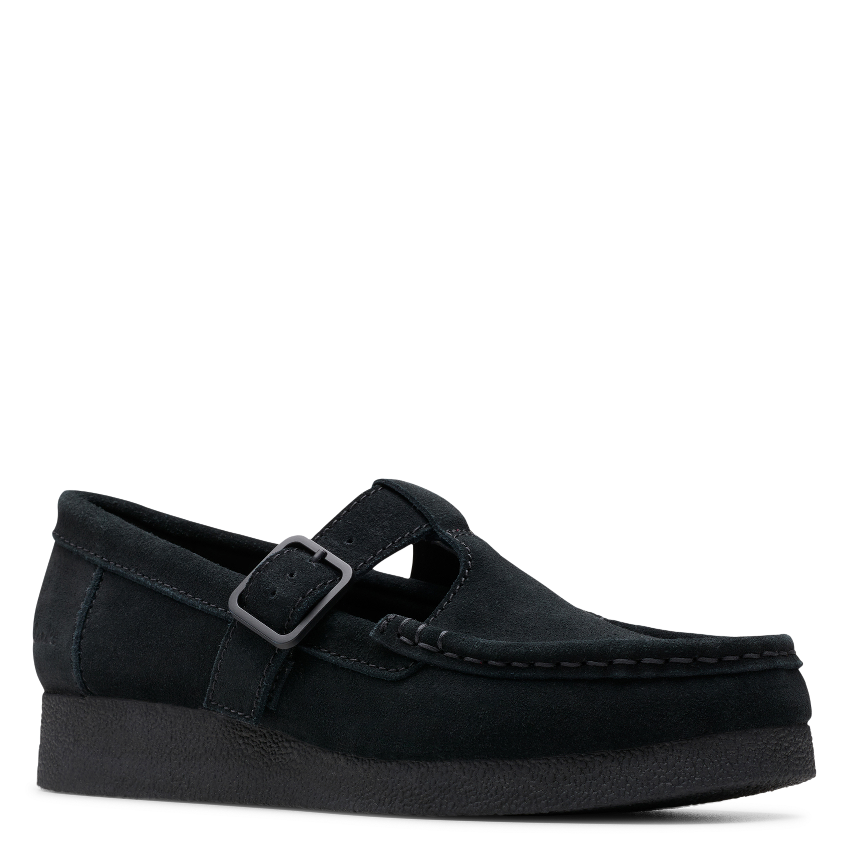 Suède leren mocassins CLARKS Zwart