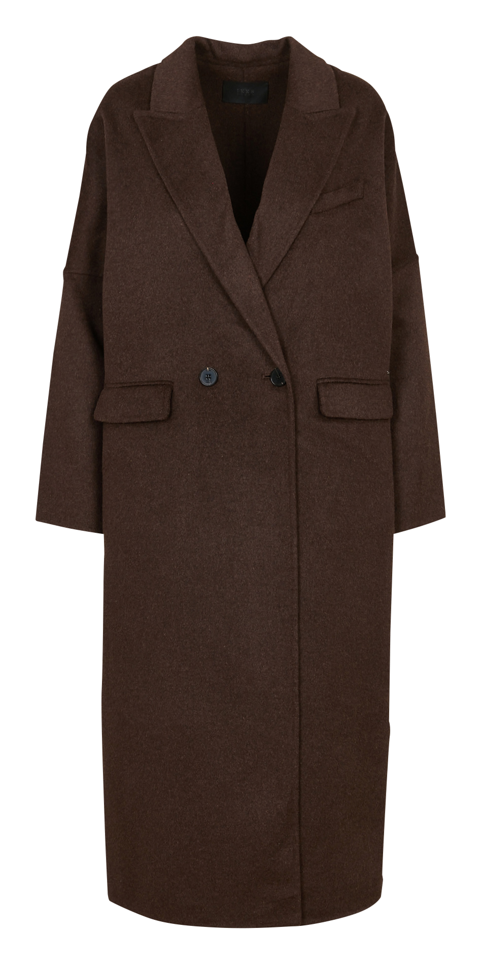 Langer einfarbiger Blazer IKKS Braun