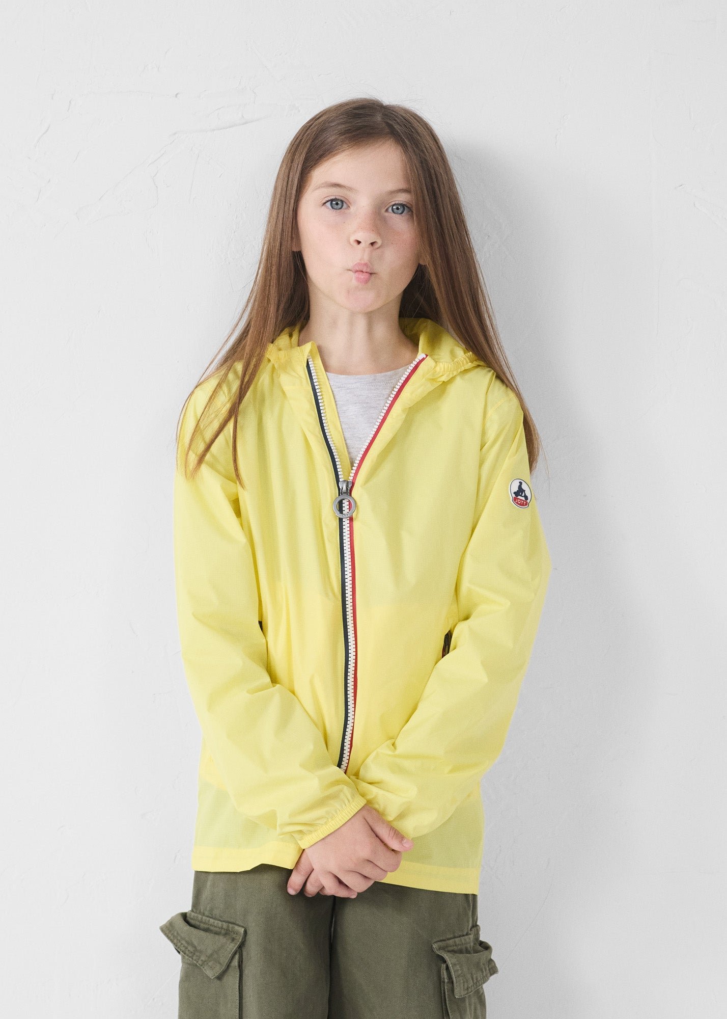 Packable kids raincoat Corrie JOTT Yellow