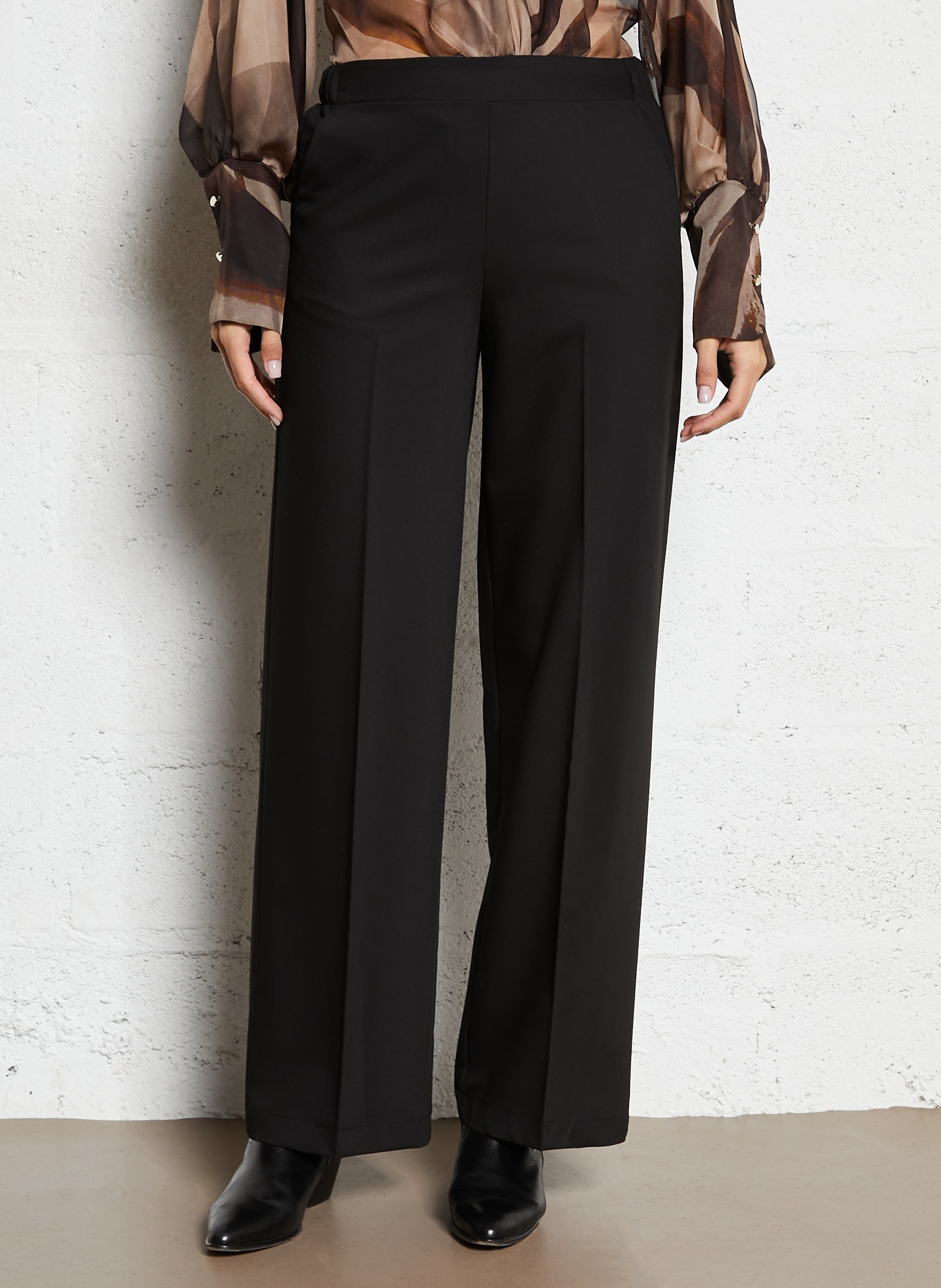 Pantalon droit  IMPERIAL Noir