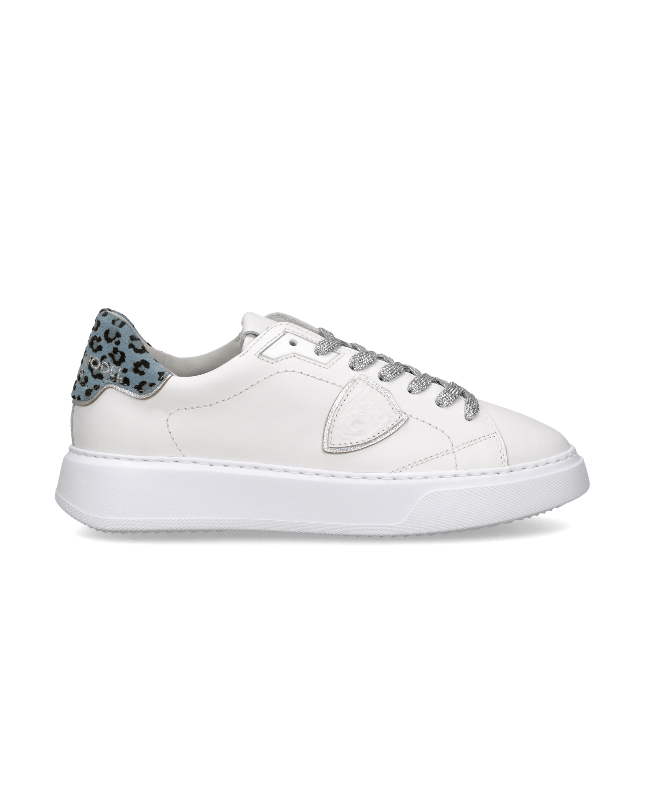 Tennis Temple Sneakers. PHILIPPE MODEL Blue