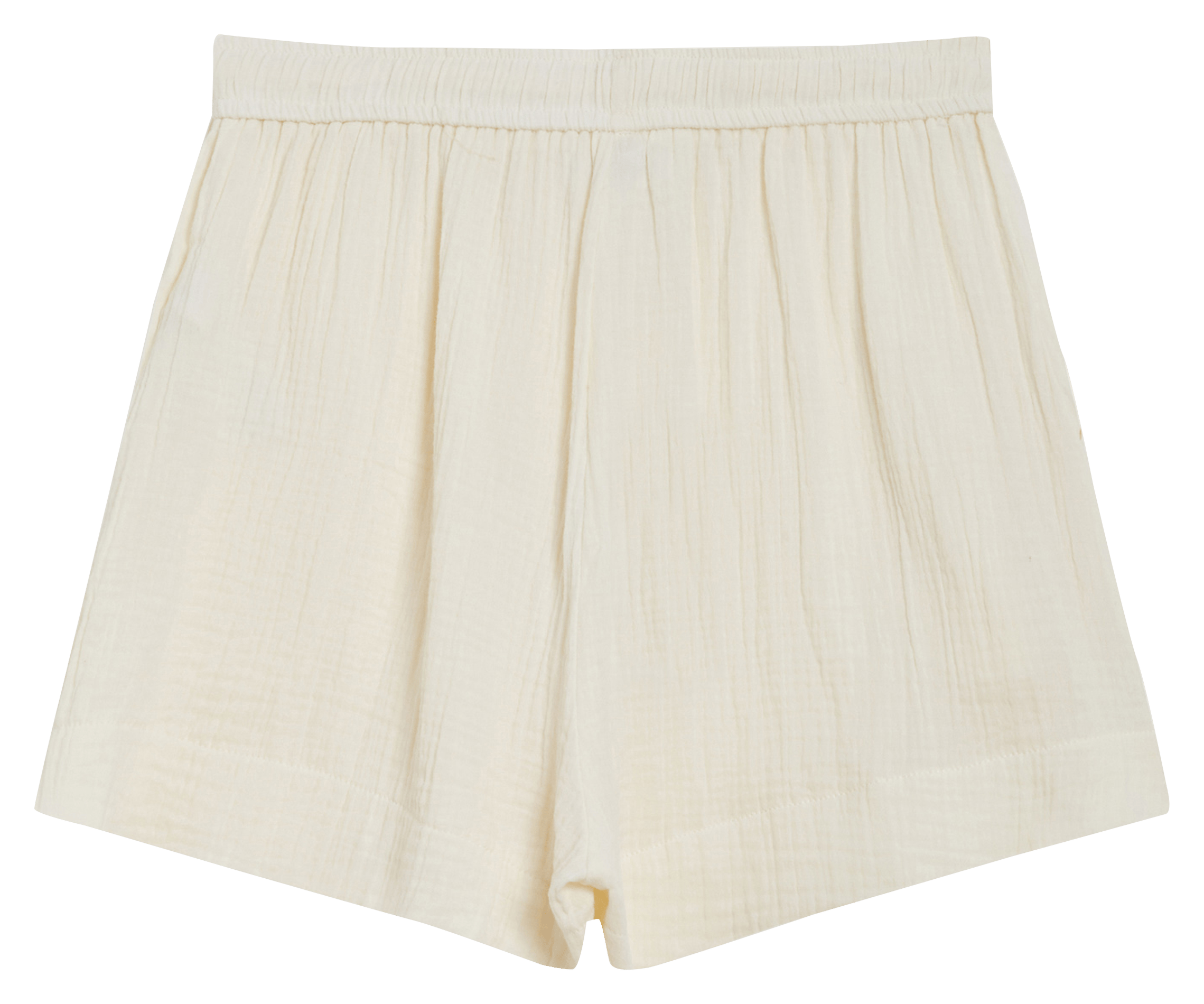 Short droit en coton GRACE ET MILA Blanc