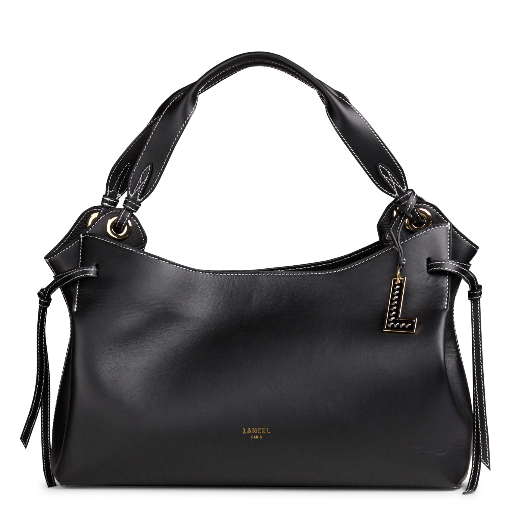 Ledershopper LANCEL Schwarz