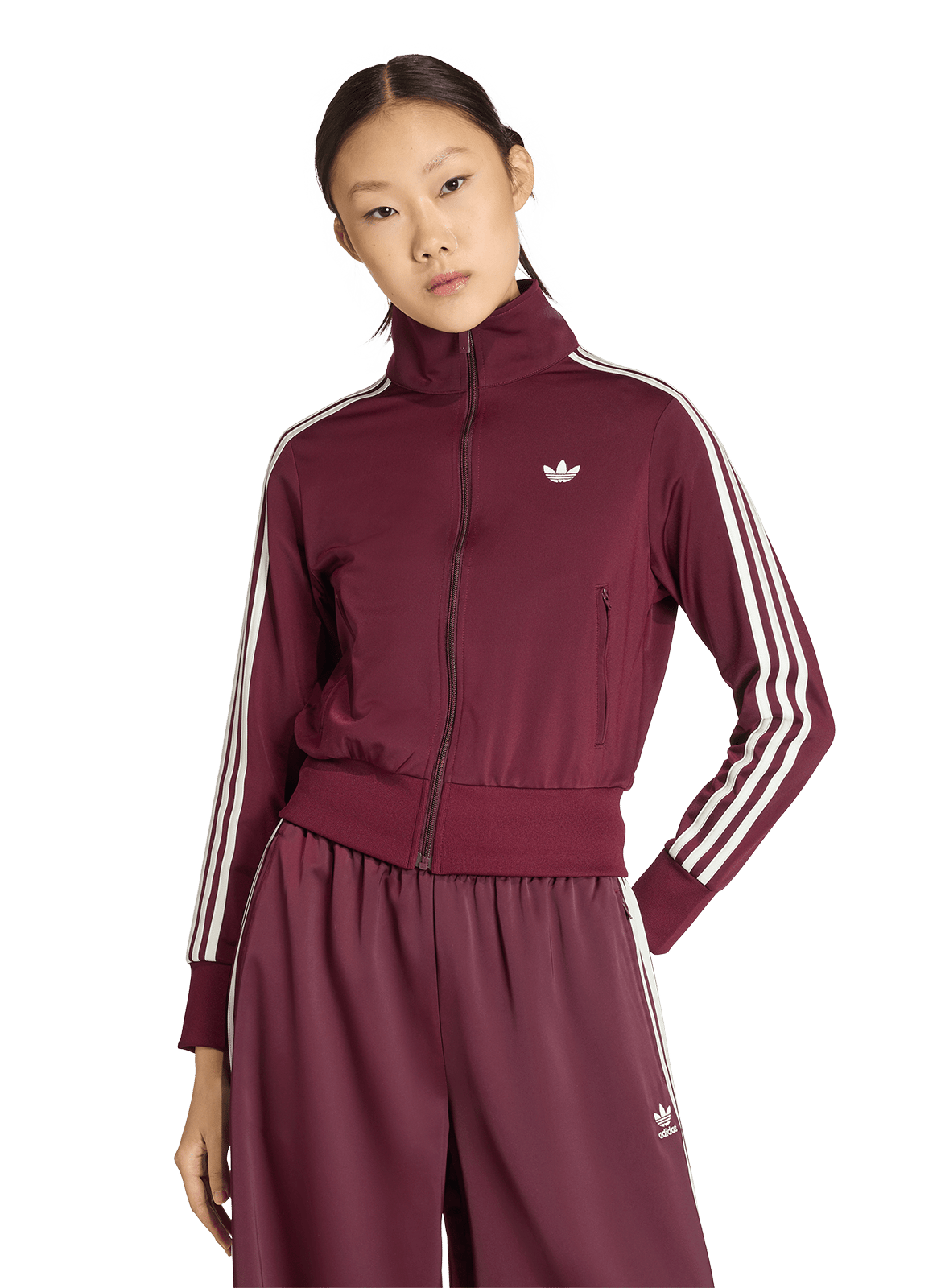 Jacke mit Stehkragen ADIDAS Rot
