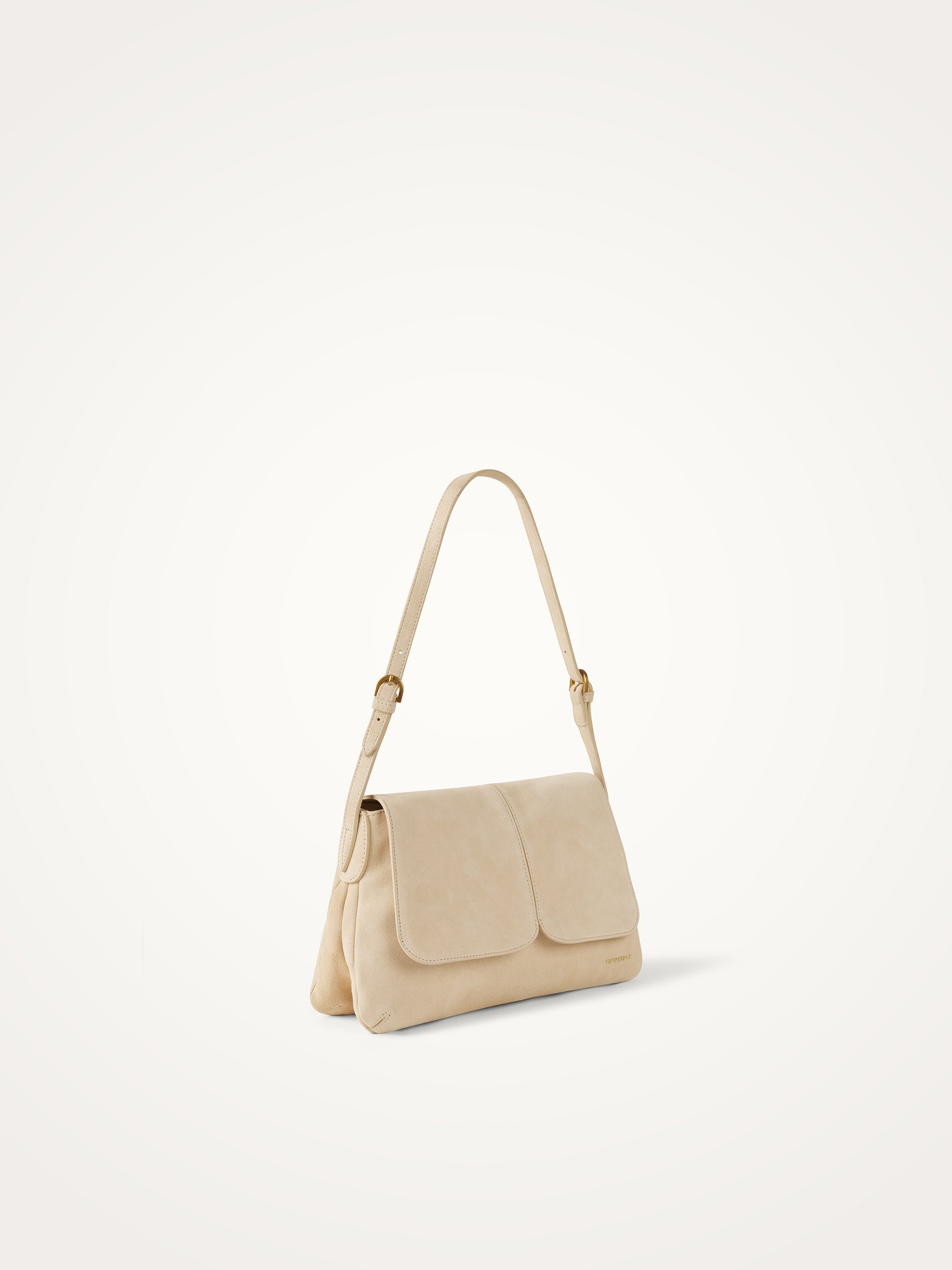 Crossbody bag with flap VANESSA WU Beige