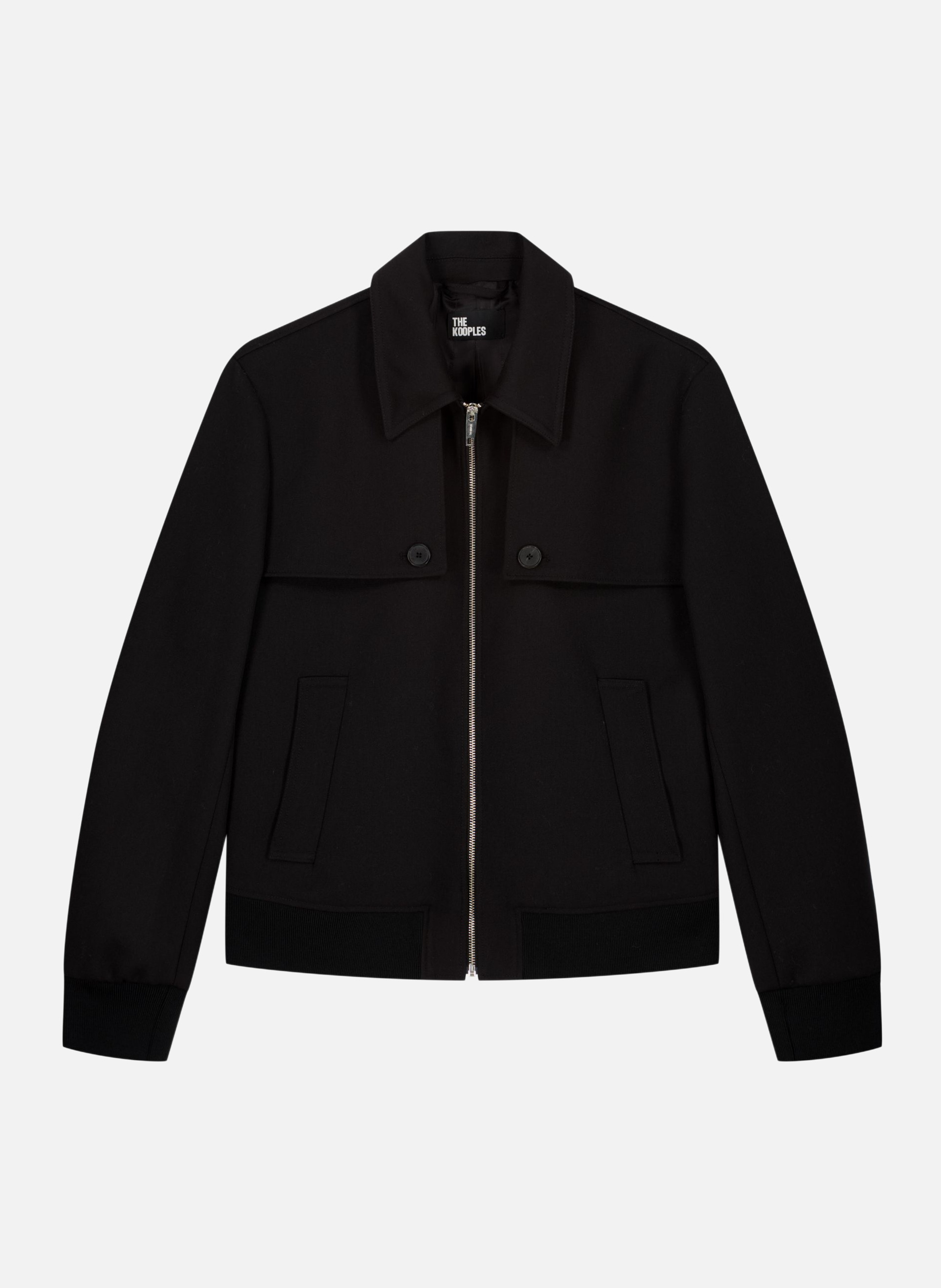 Blouson avec bavolets THE KOOPLES Noir