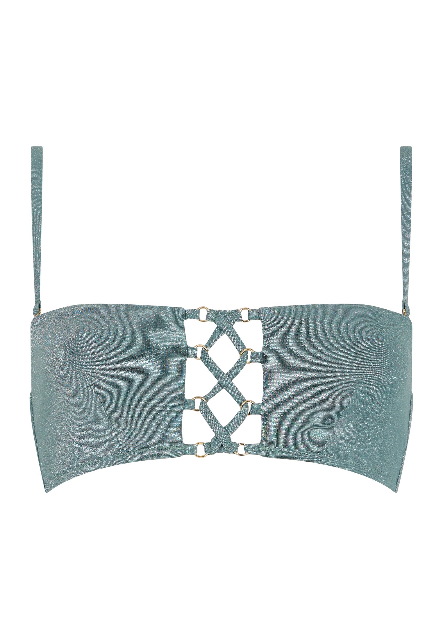Soft bandeau bikini top AUBADE Blue