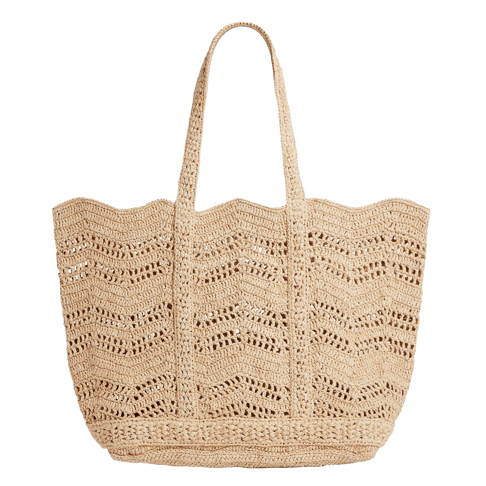 Cabas en raphia VANESSA BRUNO Beige