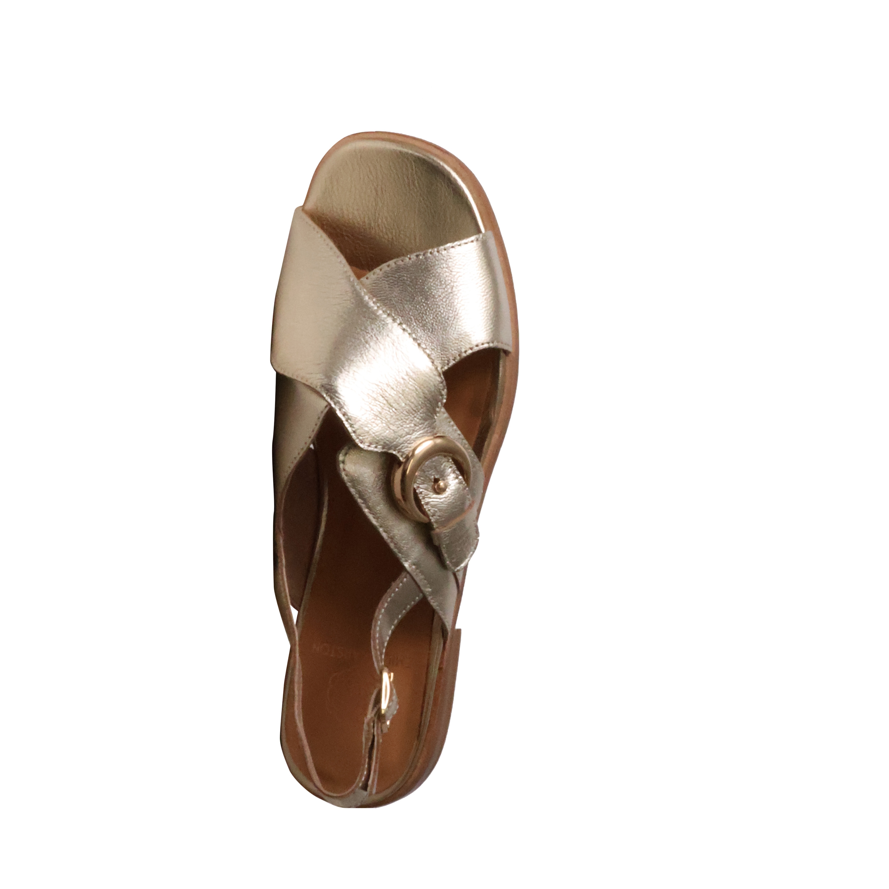 Leather sandals aimee EMILIE KARSTON Grey