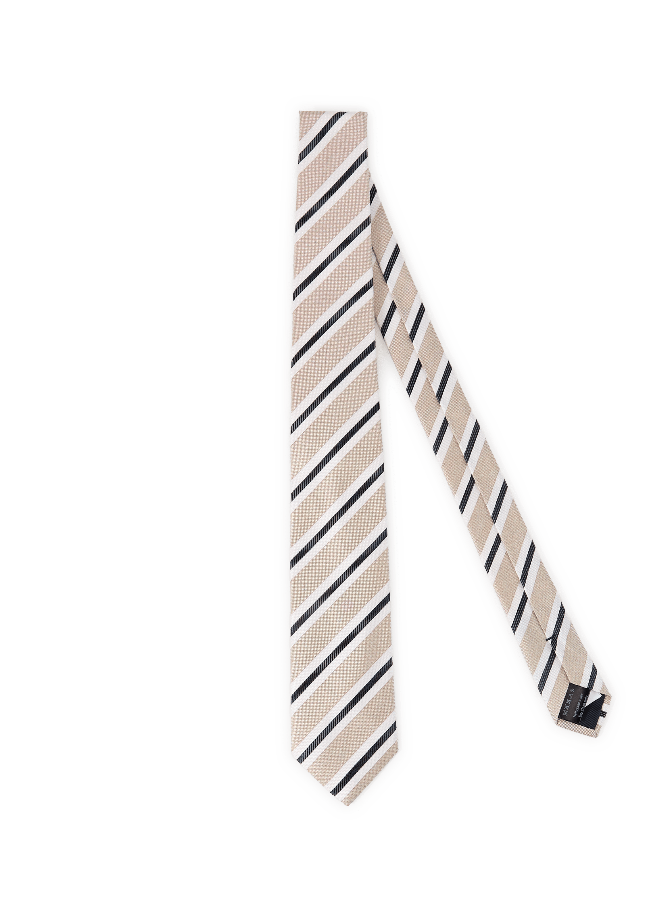 Striped silk tie AU PRINTEMPS PARIS