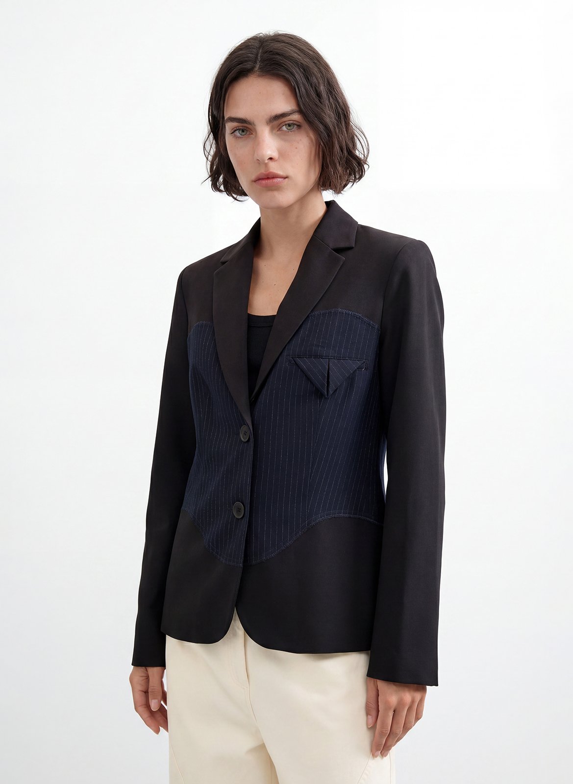 Veste col tailleur  DESIGUAL Bleu