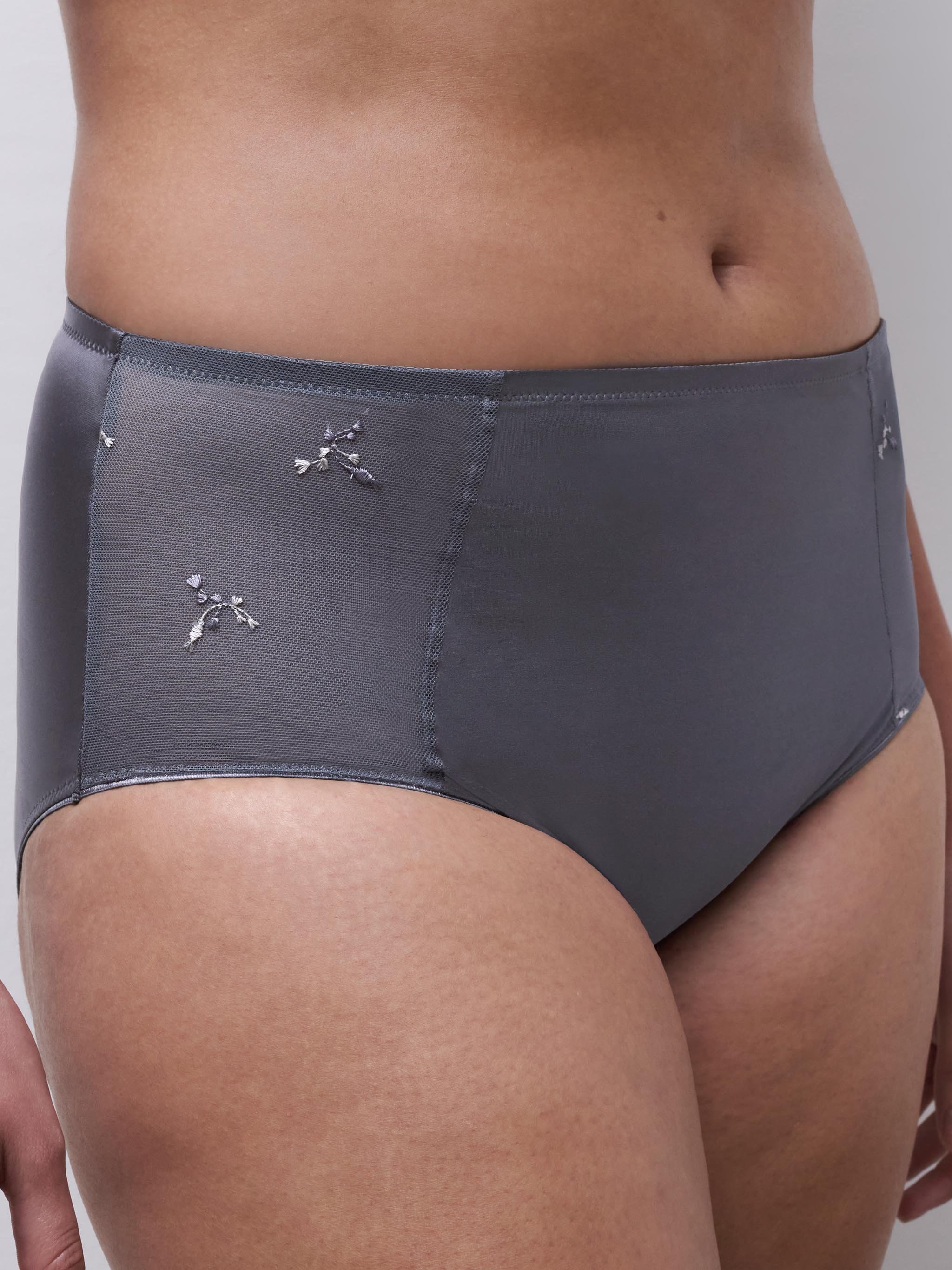 High-waisted panties | Grey CHANTELLE Women