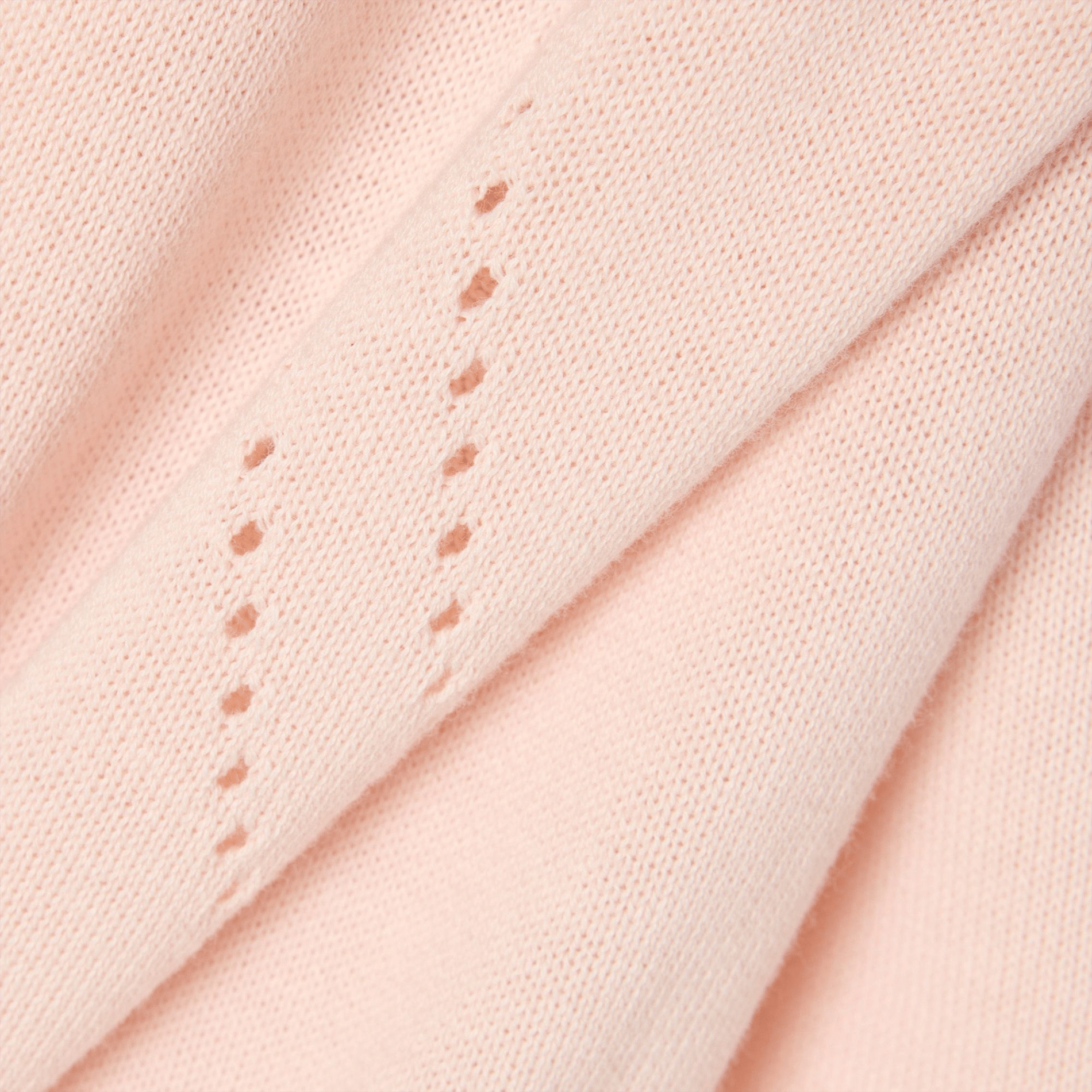 Gerader V-Ausschnitt Cardigan aus Baumwolle LACOSTE Rosa