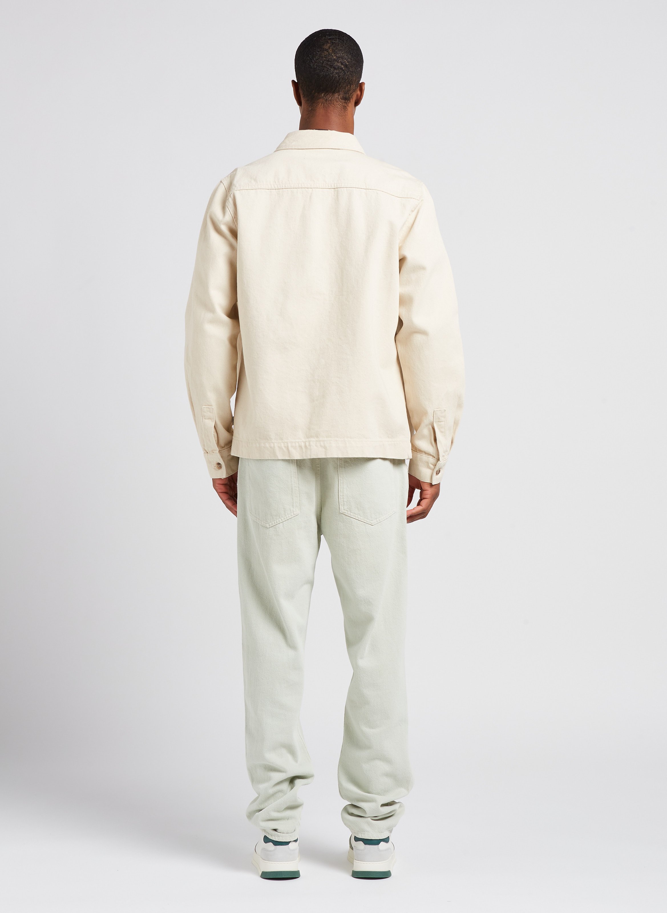 Organic cotton shirt with classic collar LES DEUX Beige