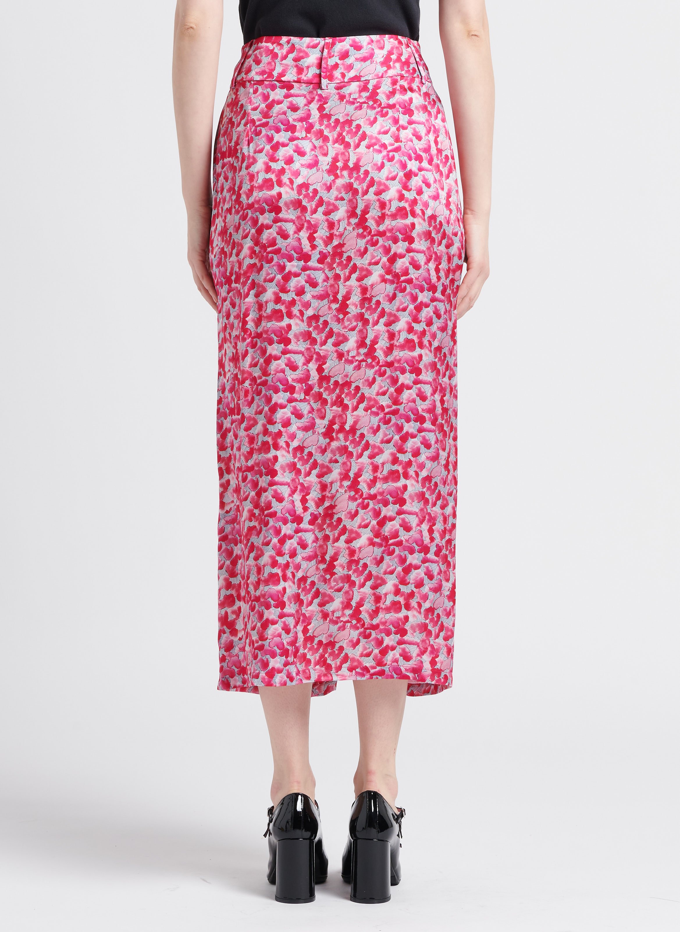 Jupe longue imprimée floral  HEIMSTONE Rose