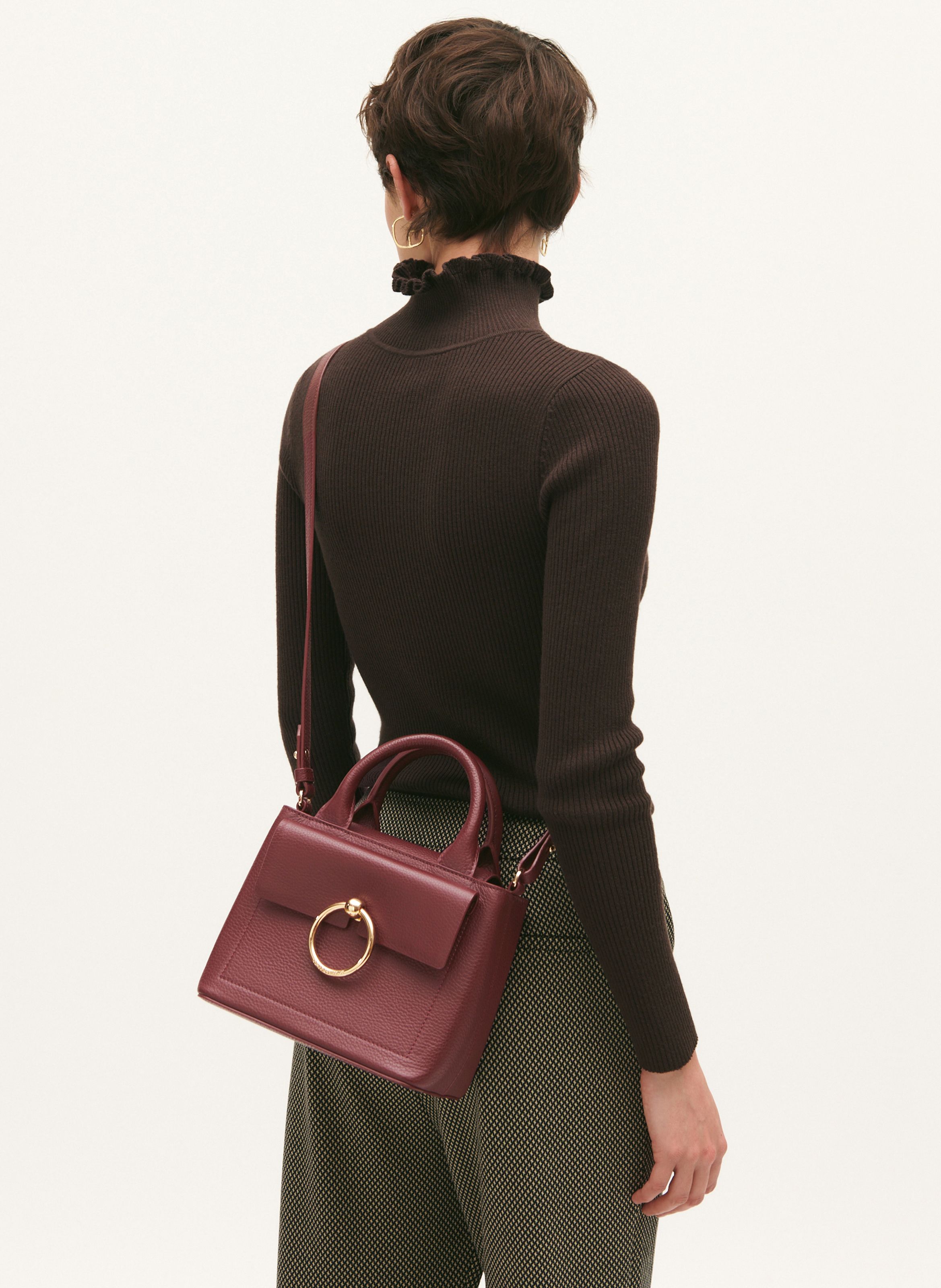 Sac claudie outlet pierlot rouge