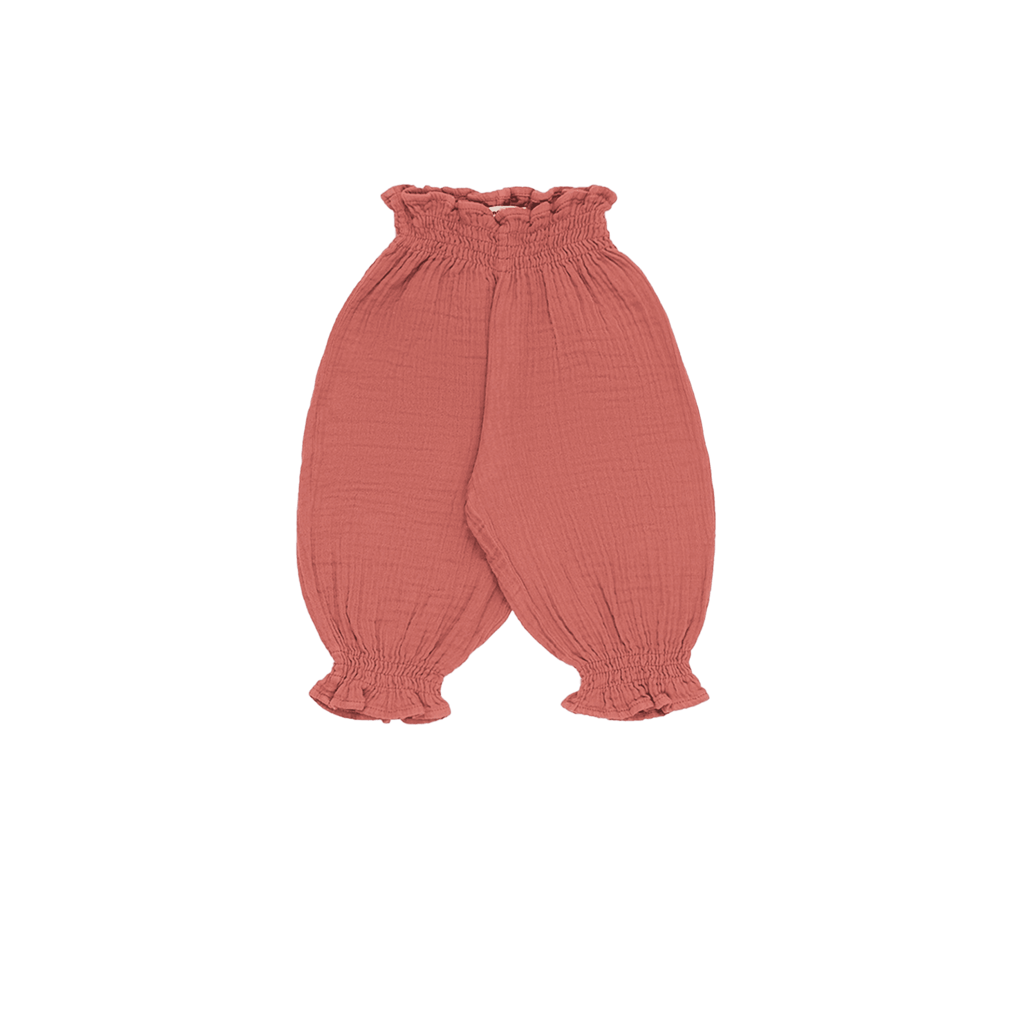 Cotton gauze balloon pants THE NEW SOCIETY Orange