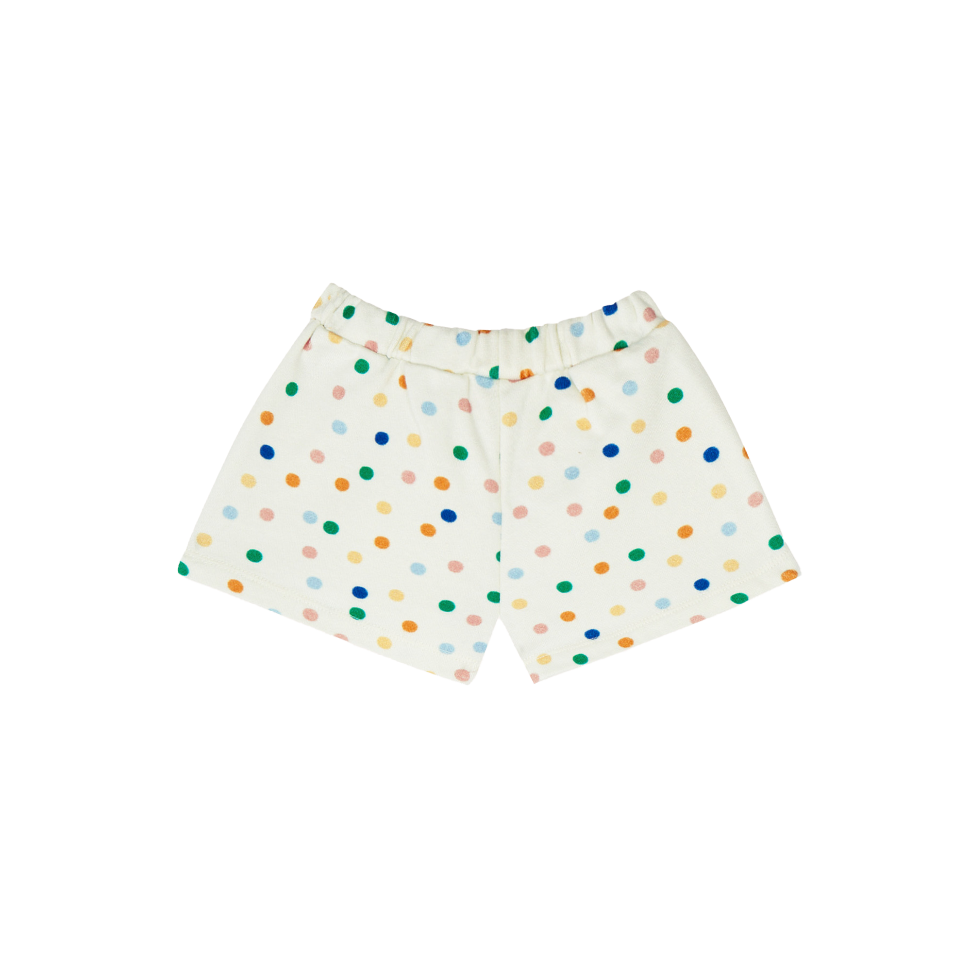 Short en coton bio à pois THE CAMPAMENTO Blanc