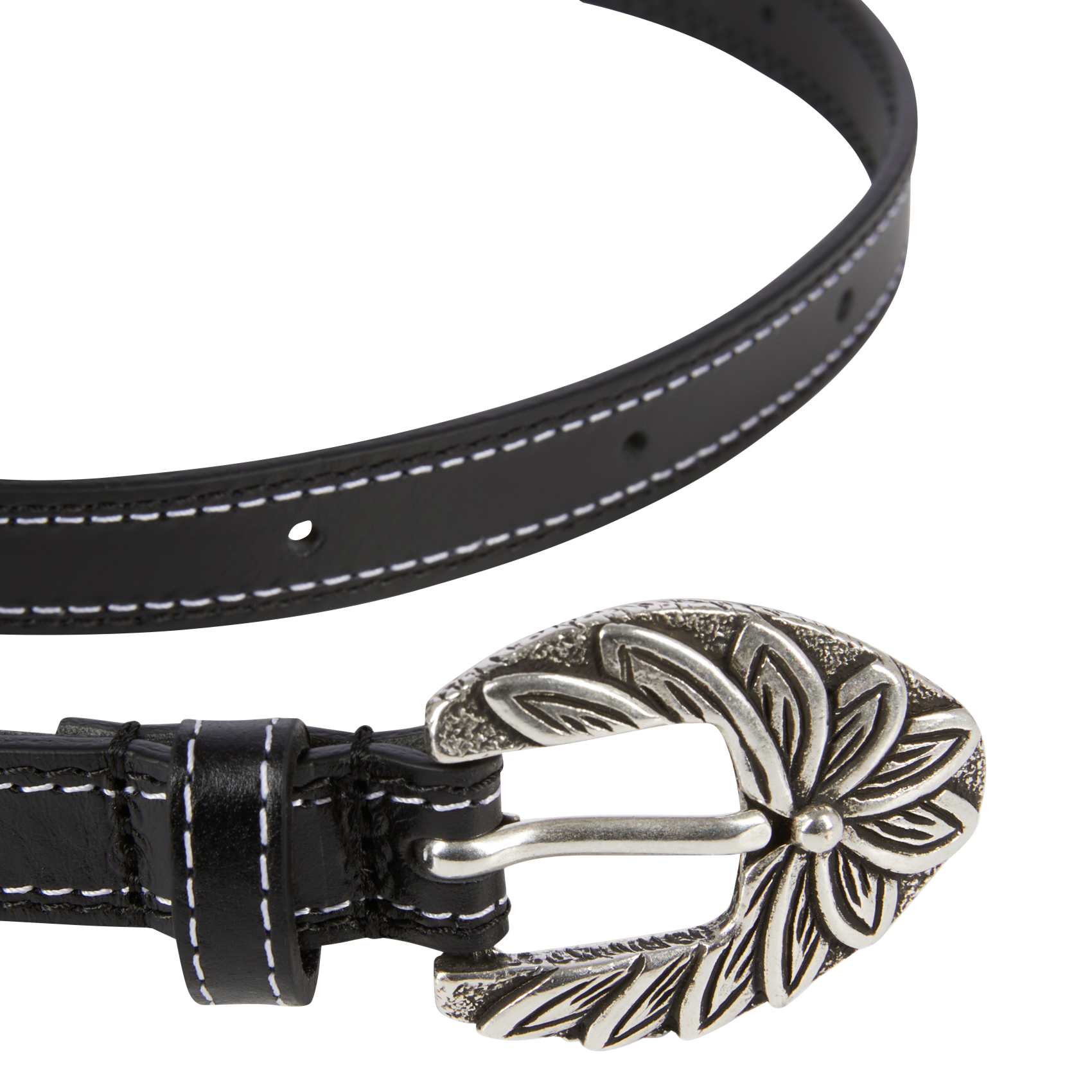 Leather belt THE KOOPLES Black