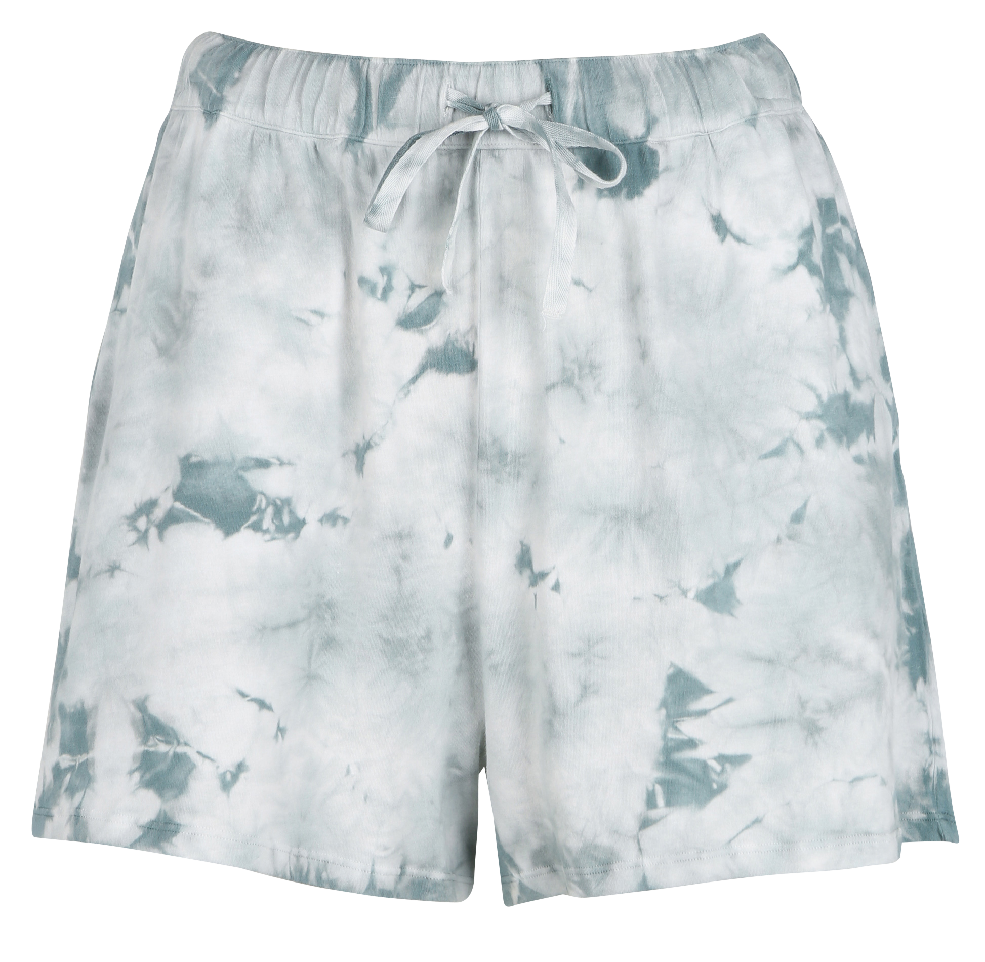 Short droit en coton bio mélangé MAJESTIC FILATURES Bleu