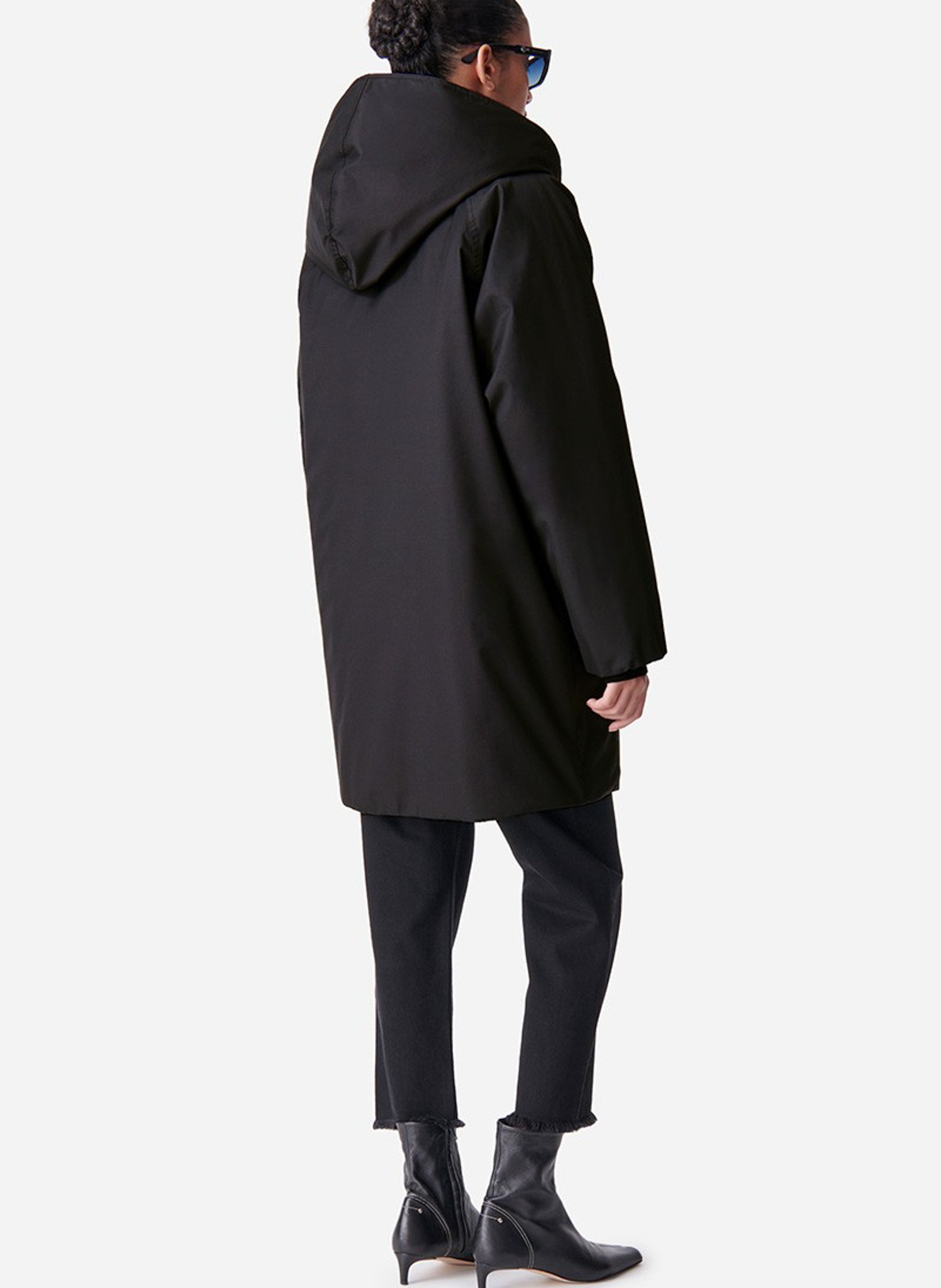 Jas met capuchon VANESSA BRUNO Zwart