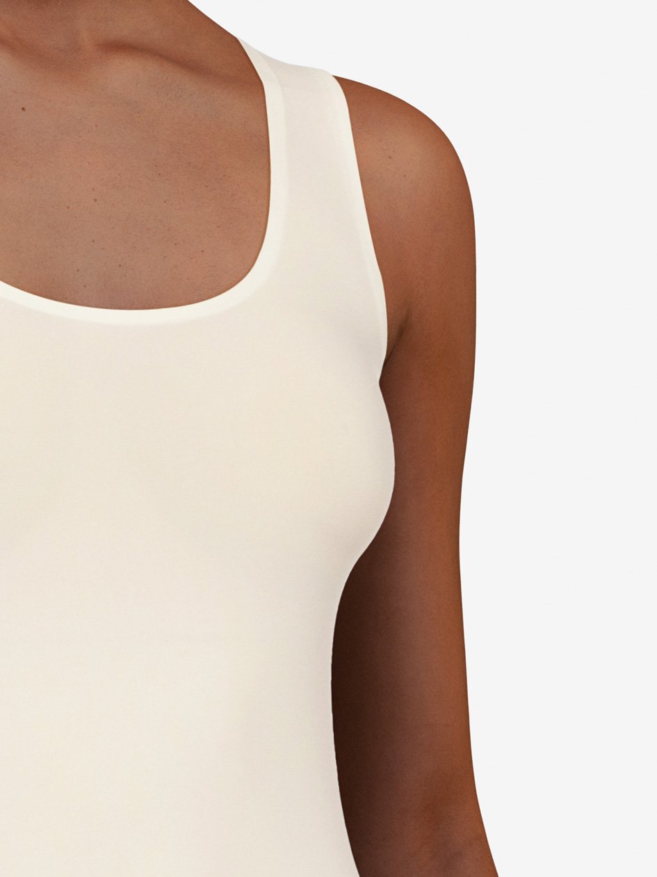 Sleeveless top CHANTELLE Beige