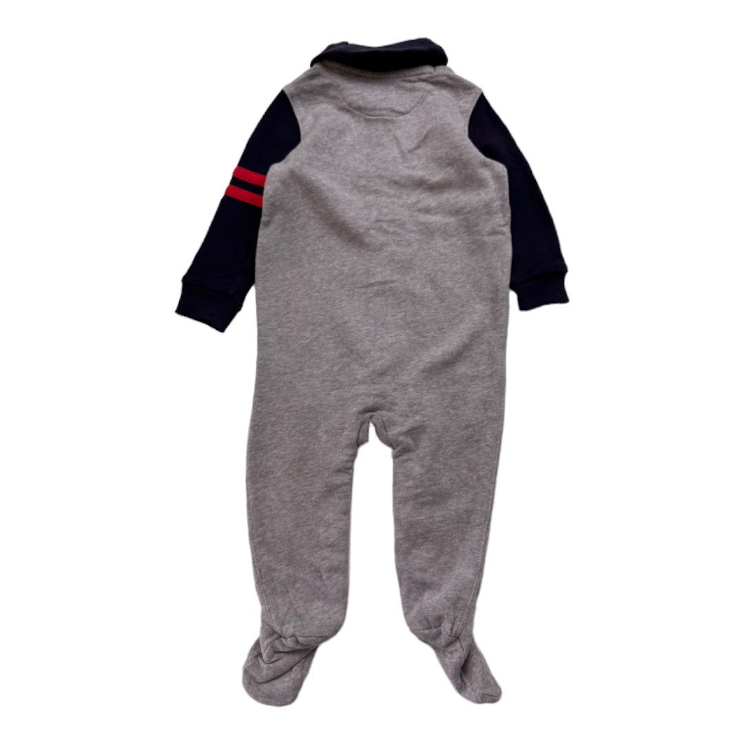 Gray Baby Jumpsuit - 9 months POLO RALPH LAUREN - Seconde Main Grey