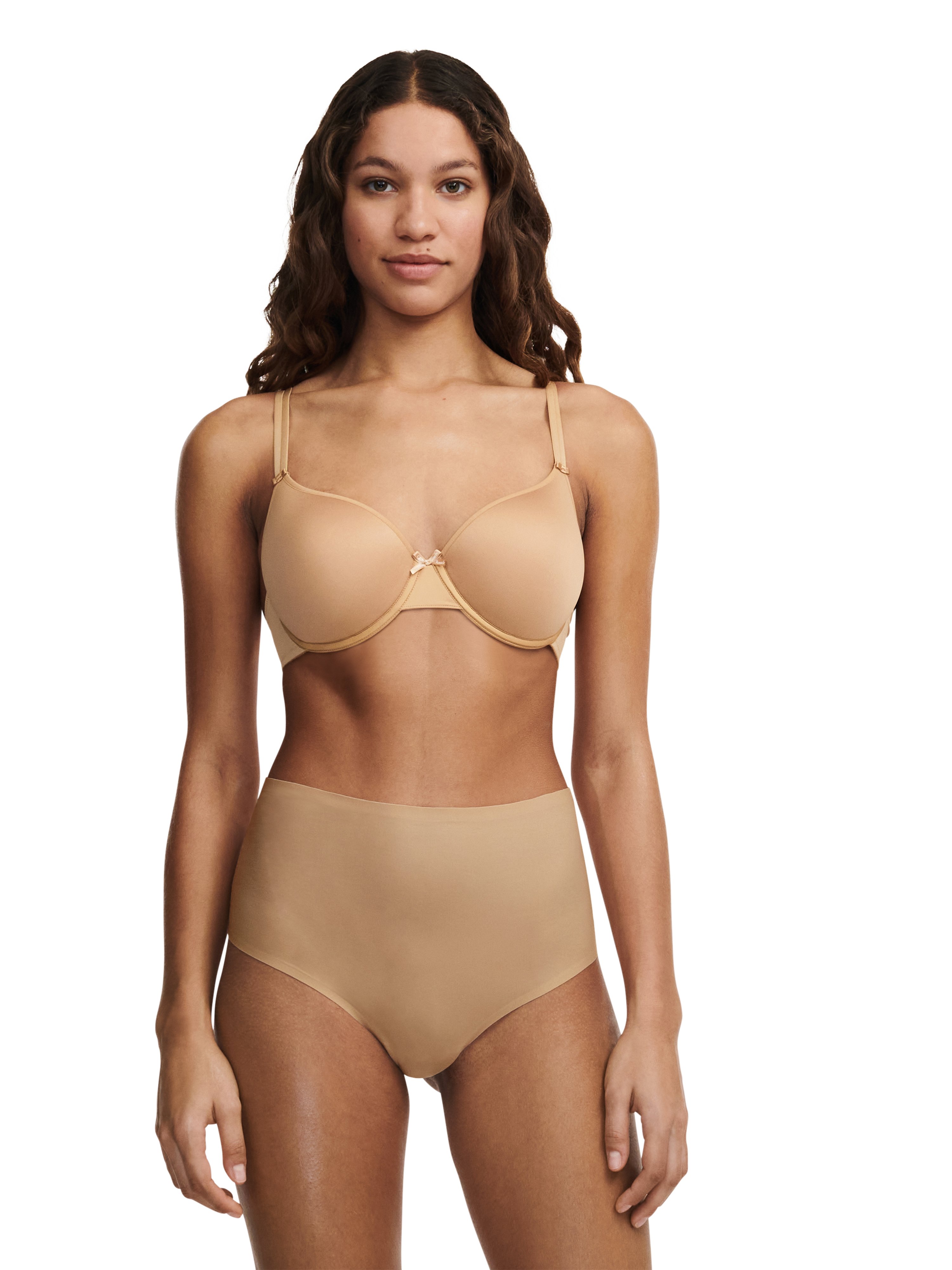 Full-cup shape memory bra CHANTELLE Beige
