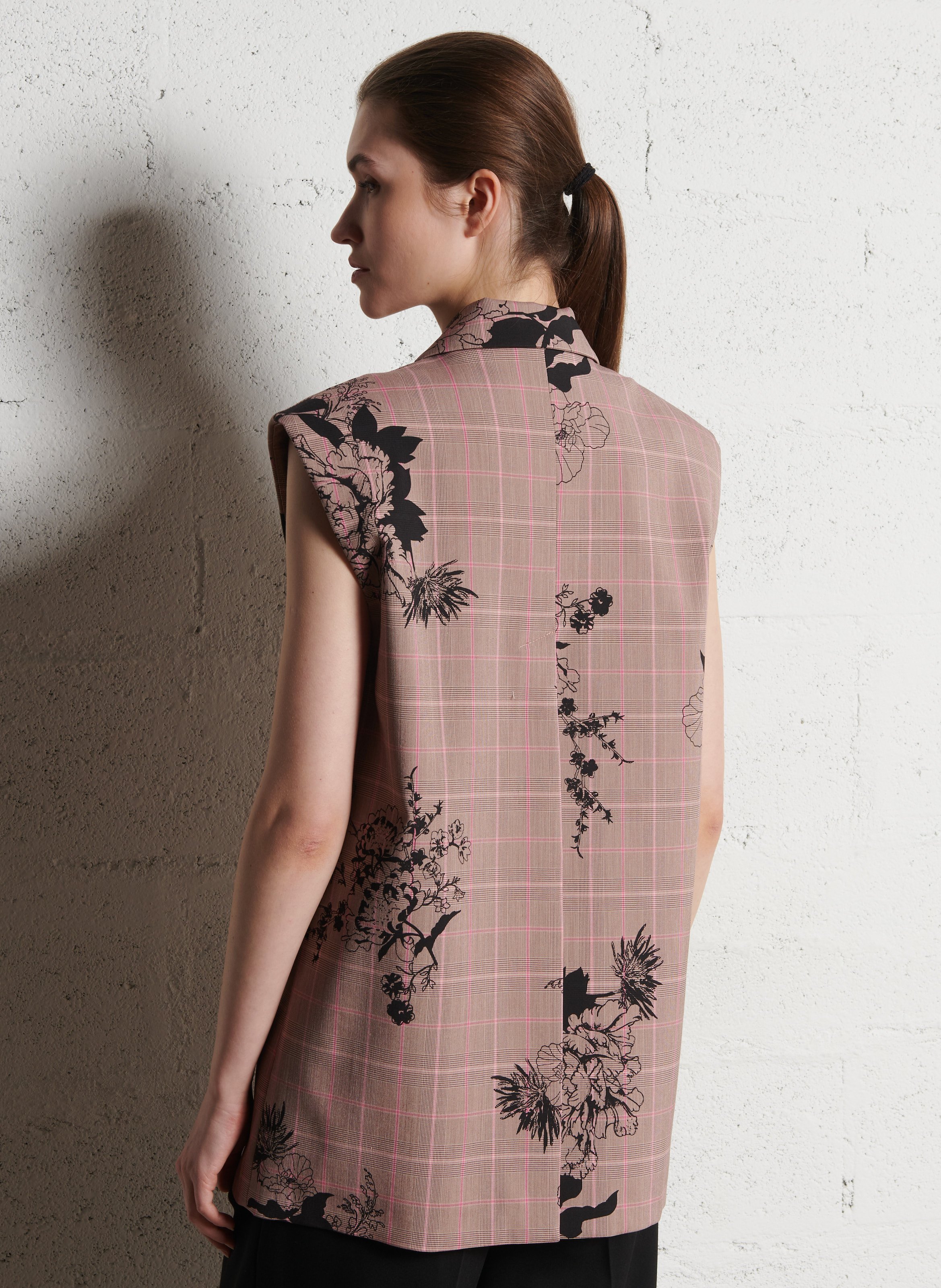 Bedruckte ärmellose Weste IMPERIAL Rosa