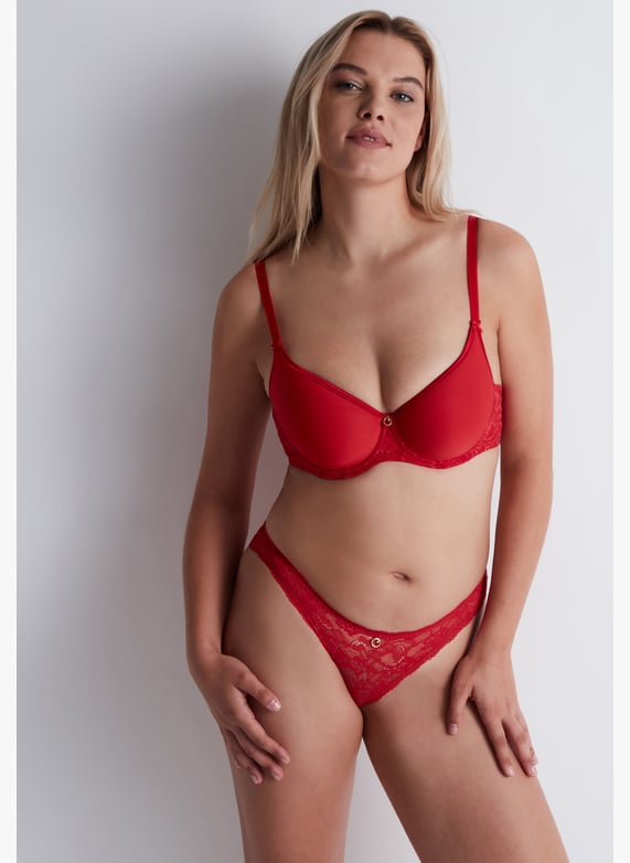 T-shirt bra | Red by AUBADE T-shirt bra Red