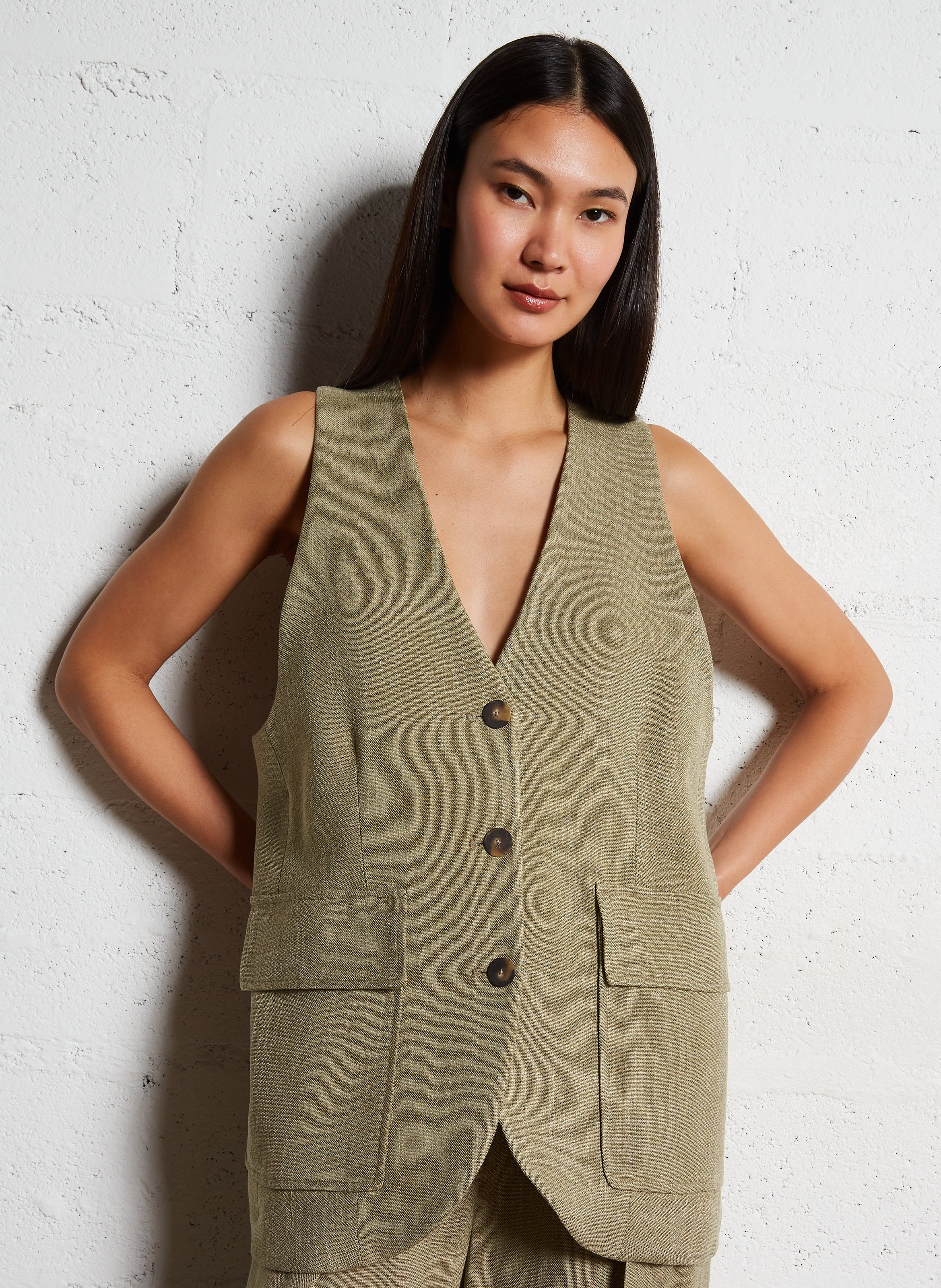 Oversized cardigan MARGAUX LONNBERG Green
