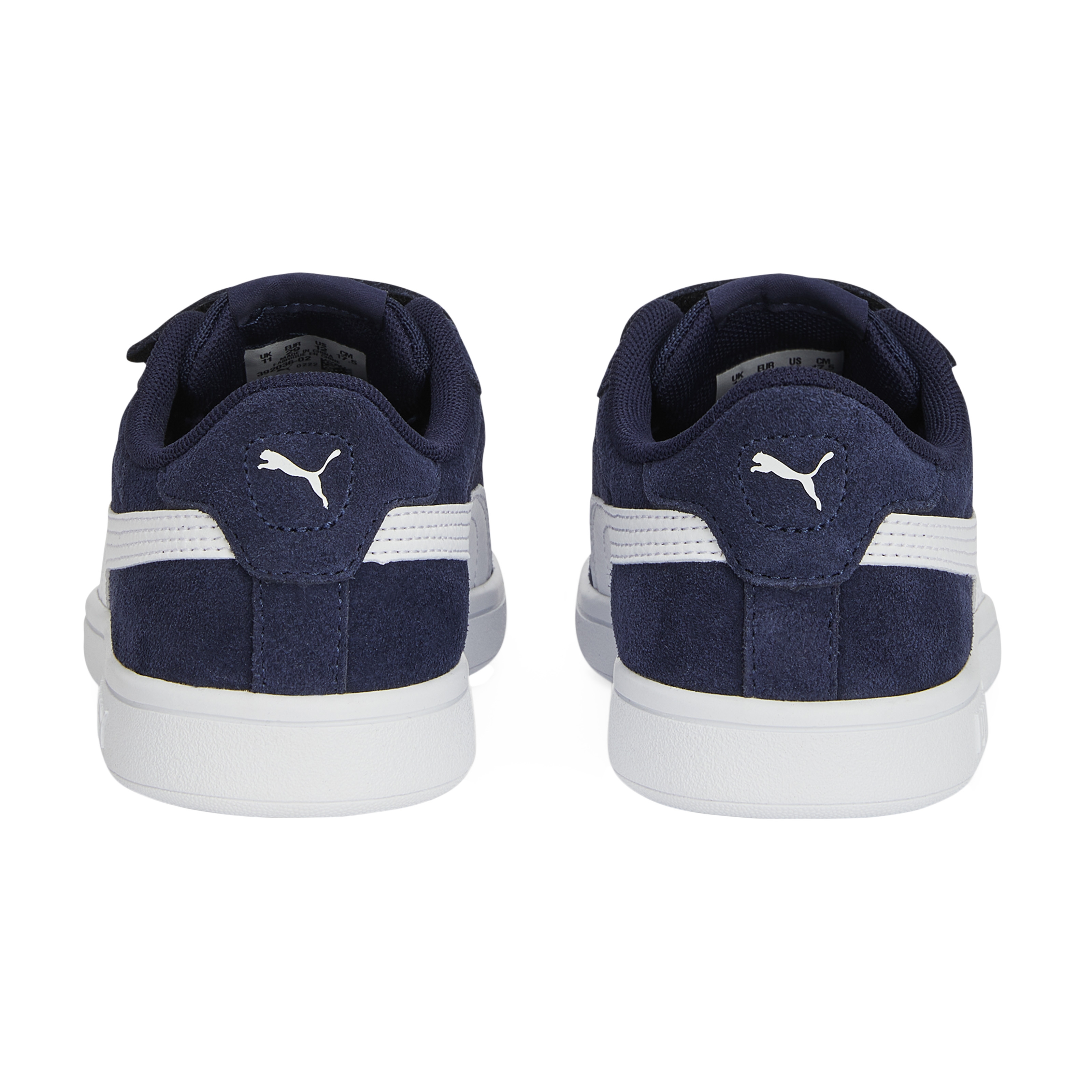 Junior leather smash sneakers PUMA Black