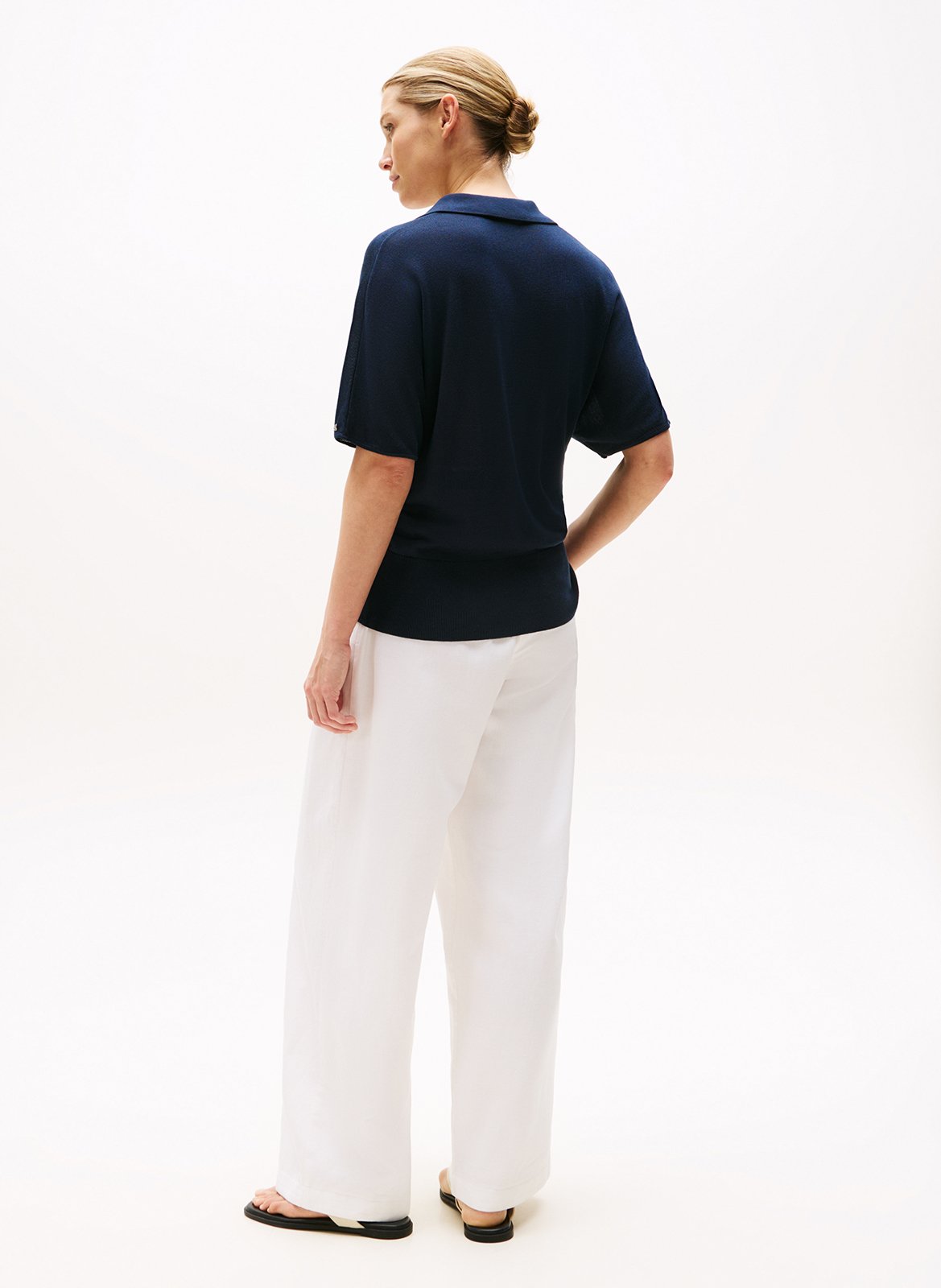 Aly decorative knit scarf TOMMY HILFIGER Blue