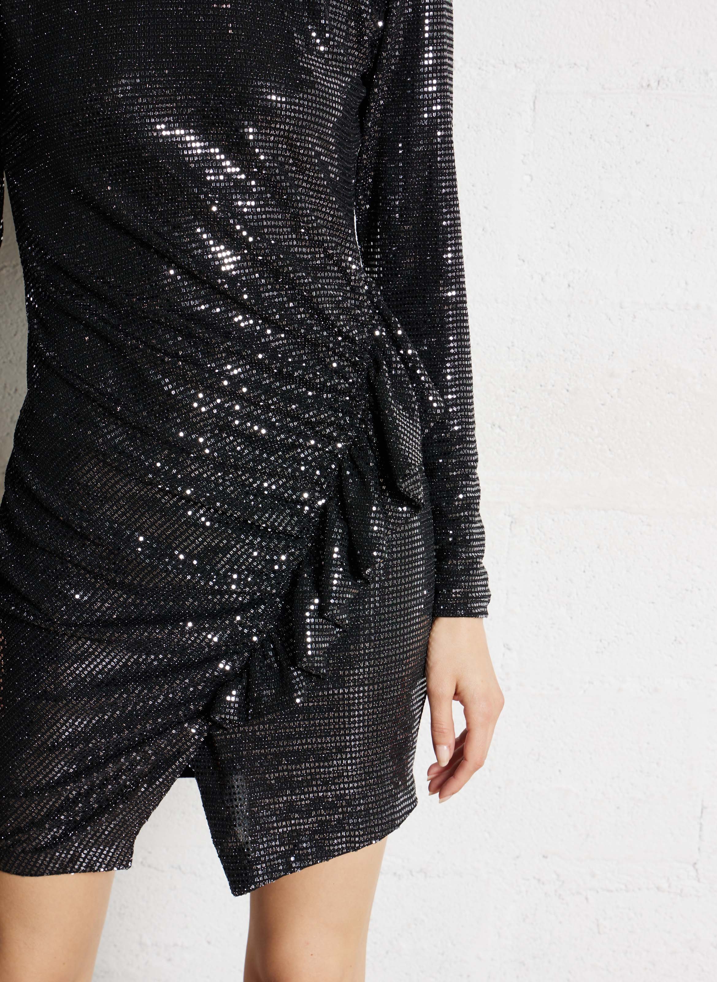 Dress with sequins SUNCOO Silver