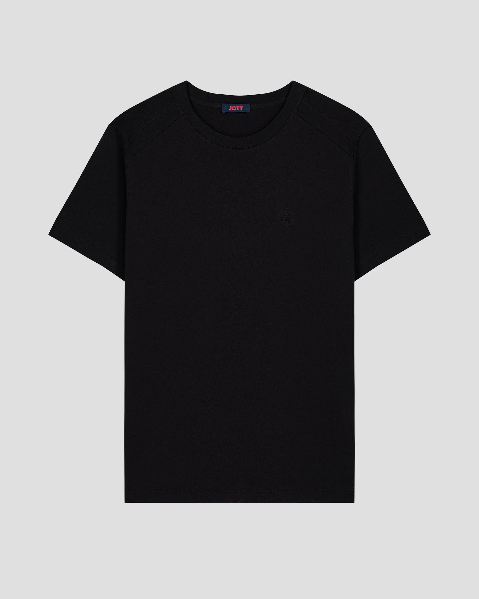 Men's round neck cotton Pedro t-shirt JOTT Black