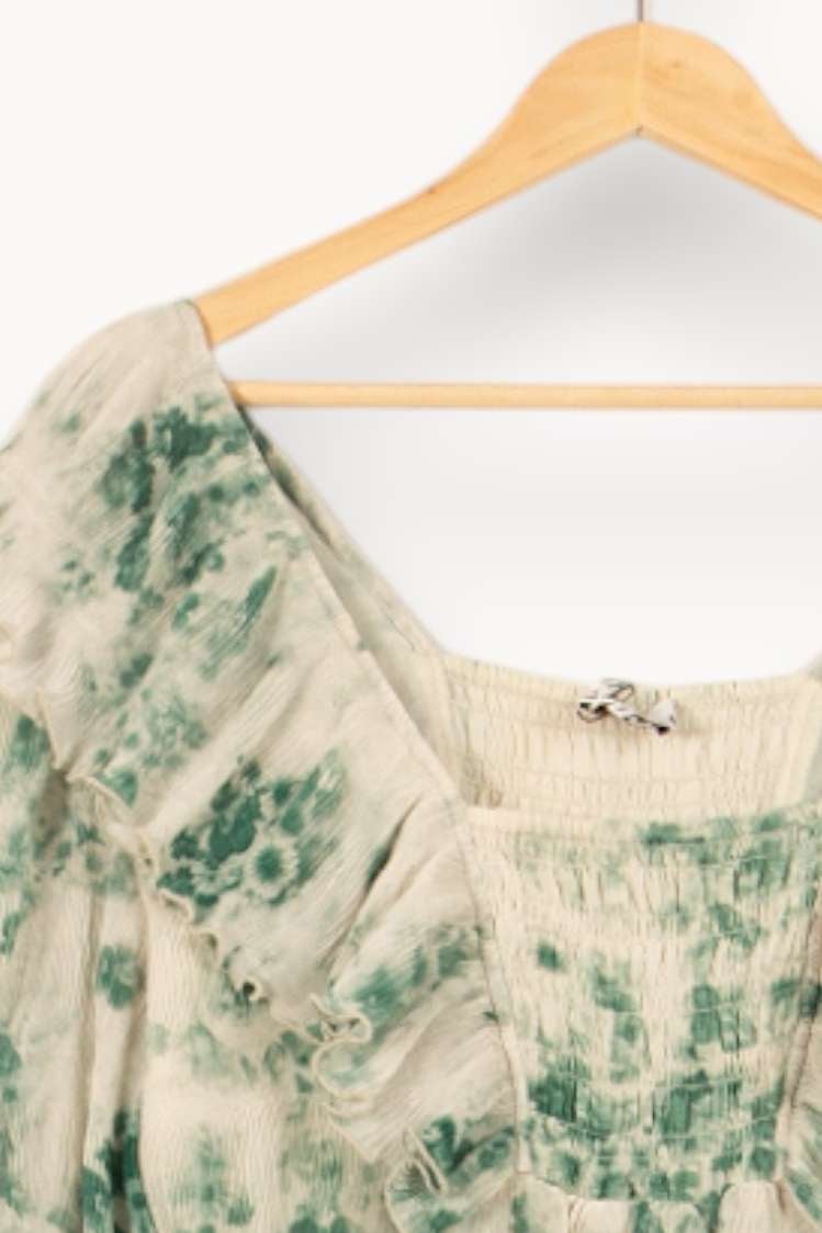 Midi dress GANNI - Seconde Main Green