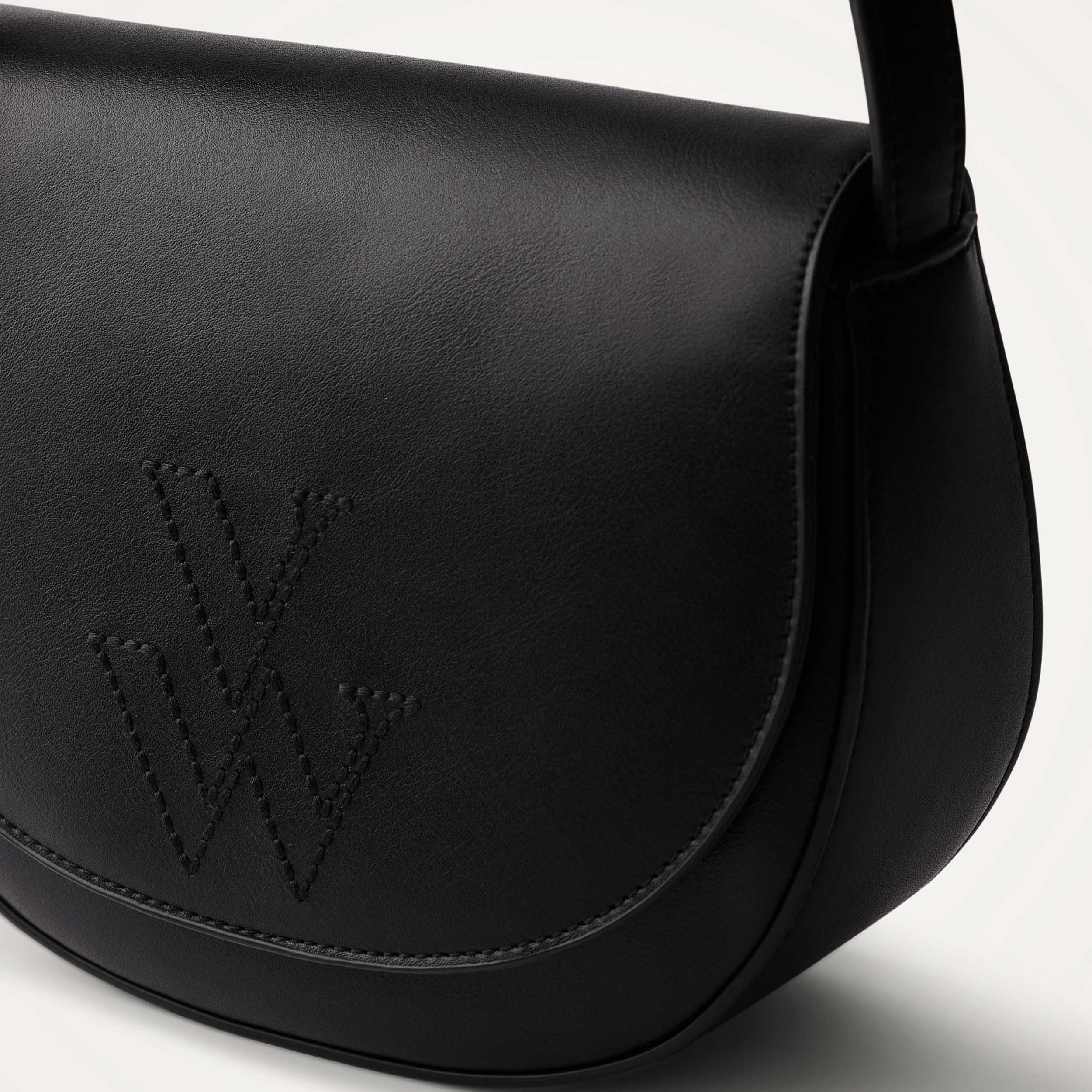 Suede shoulder bag VANESSA WU Black
