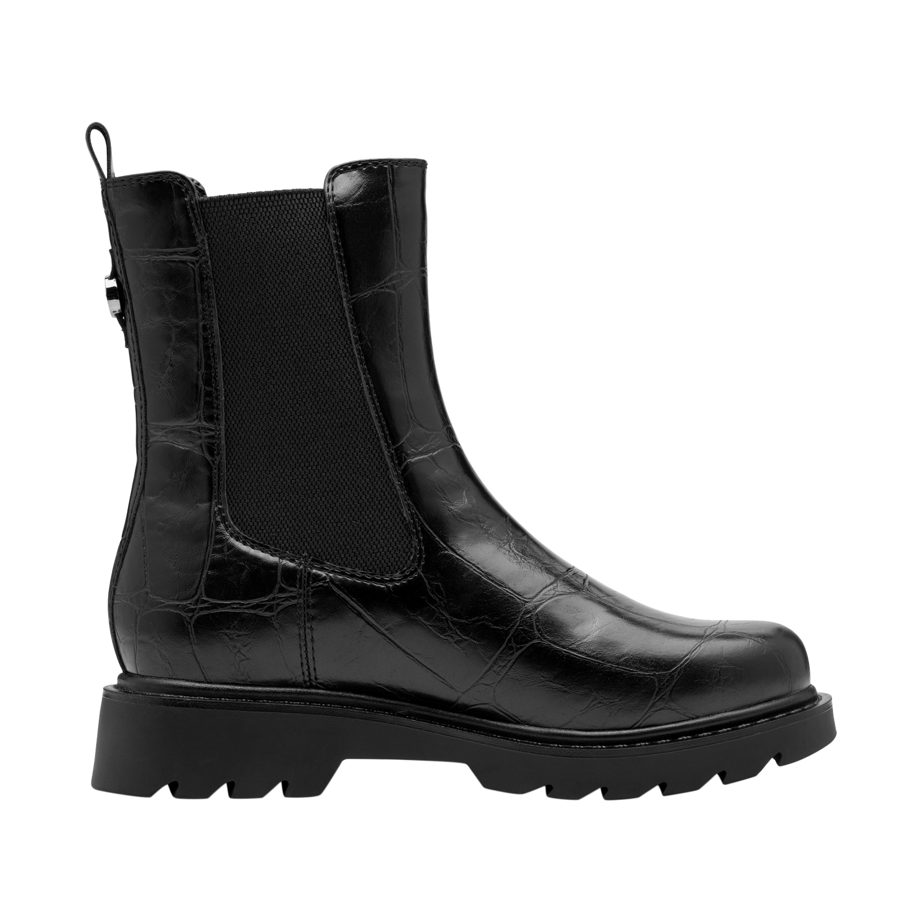 Slip-on booties TAMARIS Black