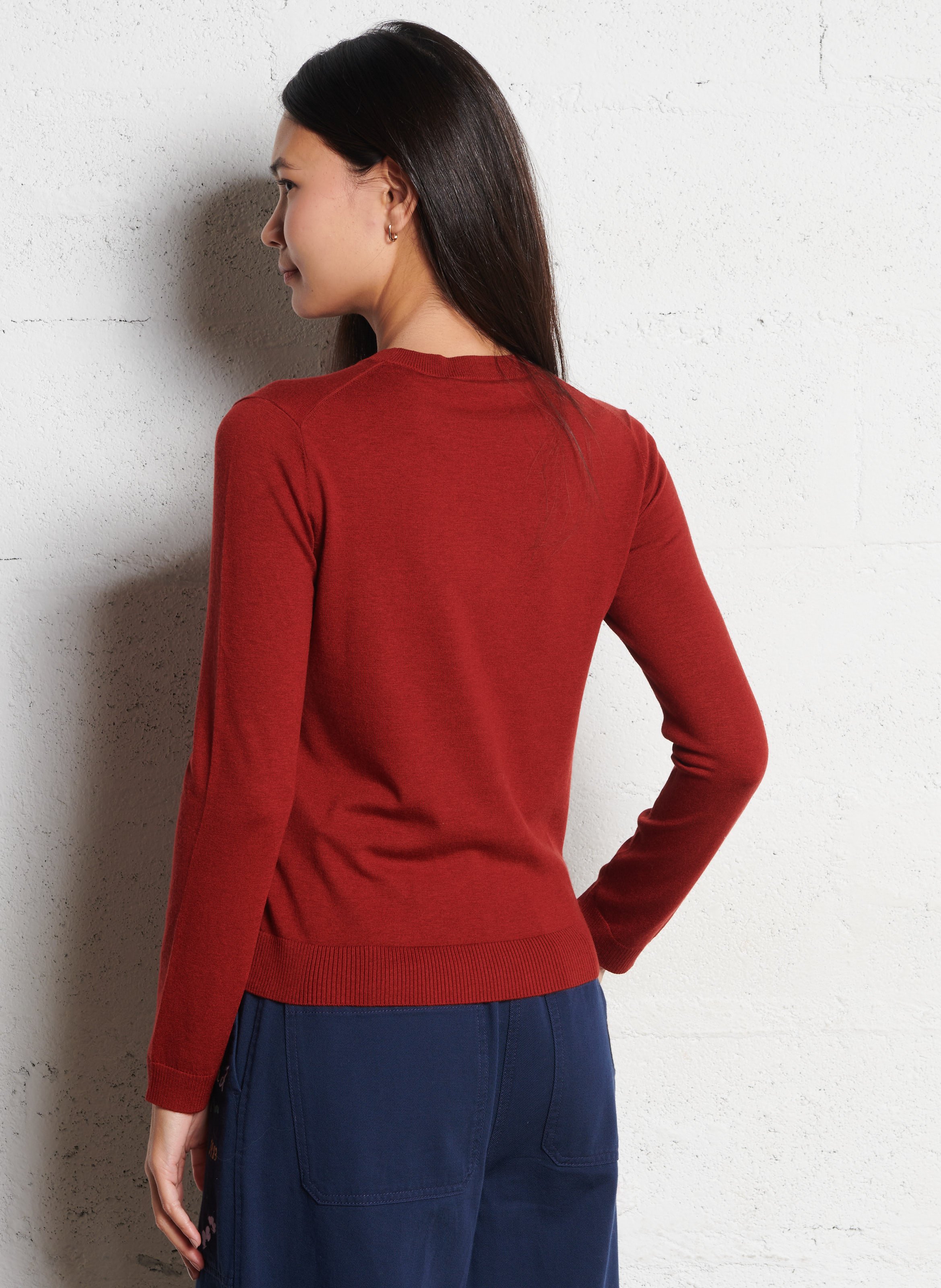 Straight round neck sweater MAX MARA WEEK END Red