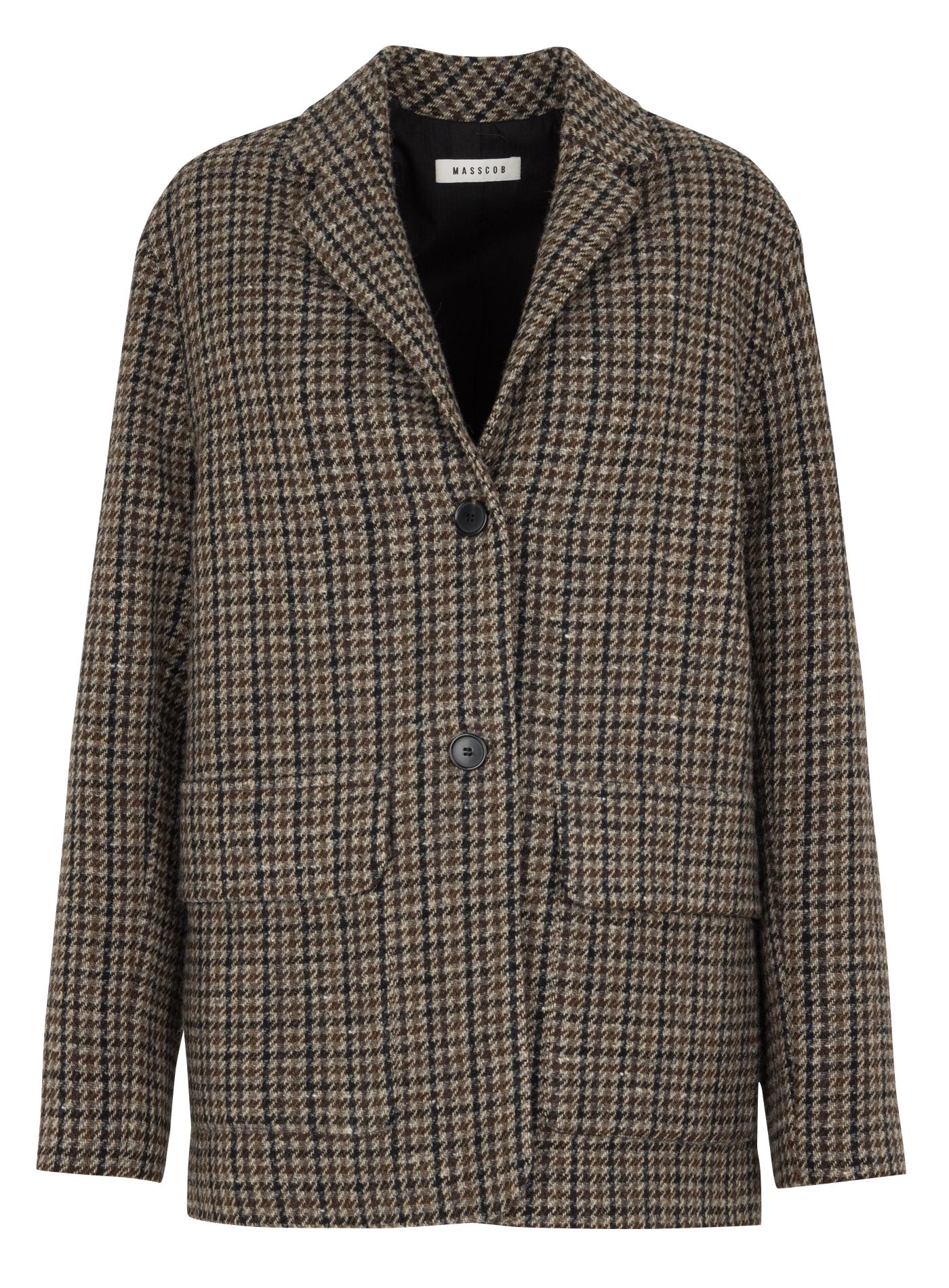 Veste de tailleur en laine vierge mélangée MASSCOB Multicolore