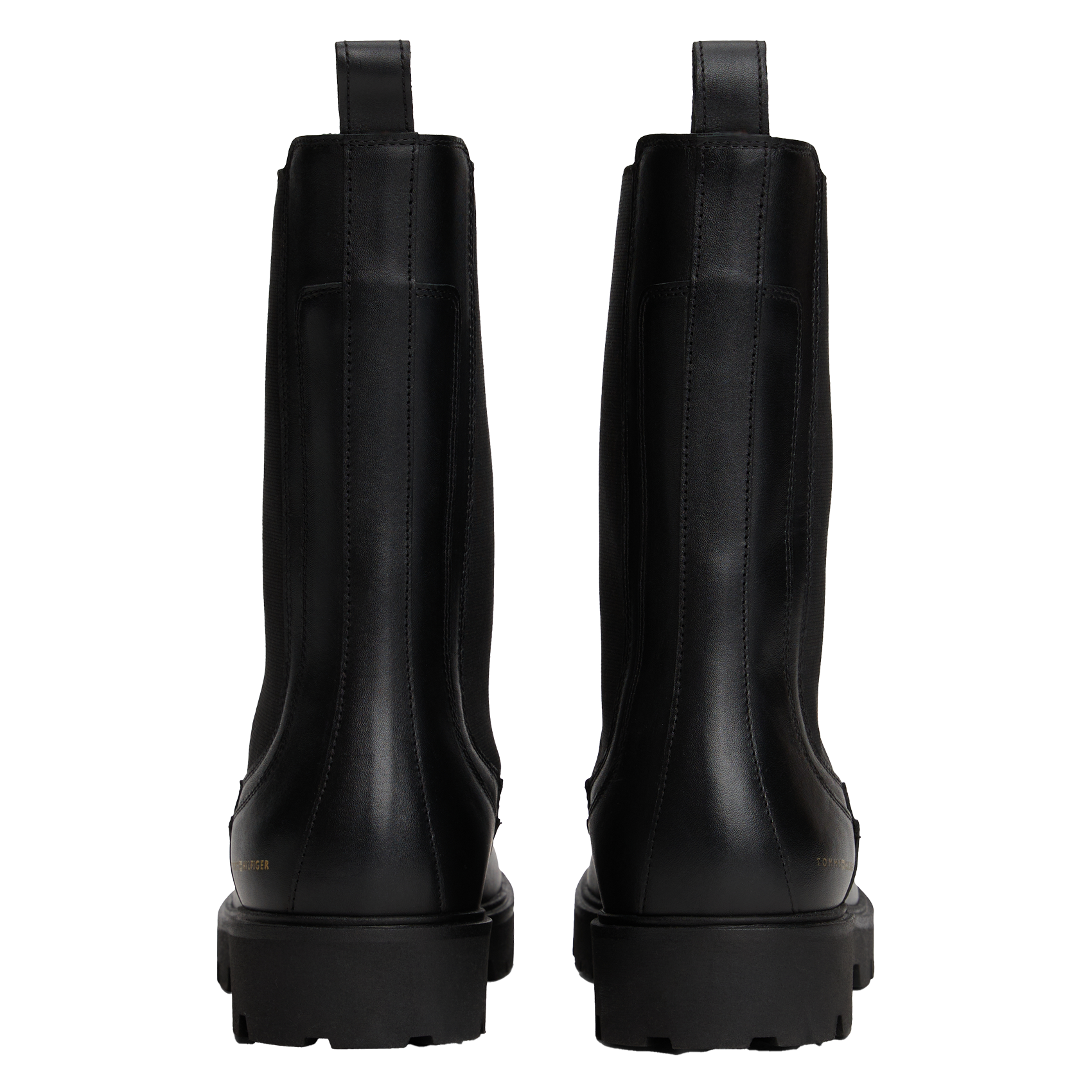 Bottines en cuir TOMMY HILFIGER Noir