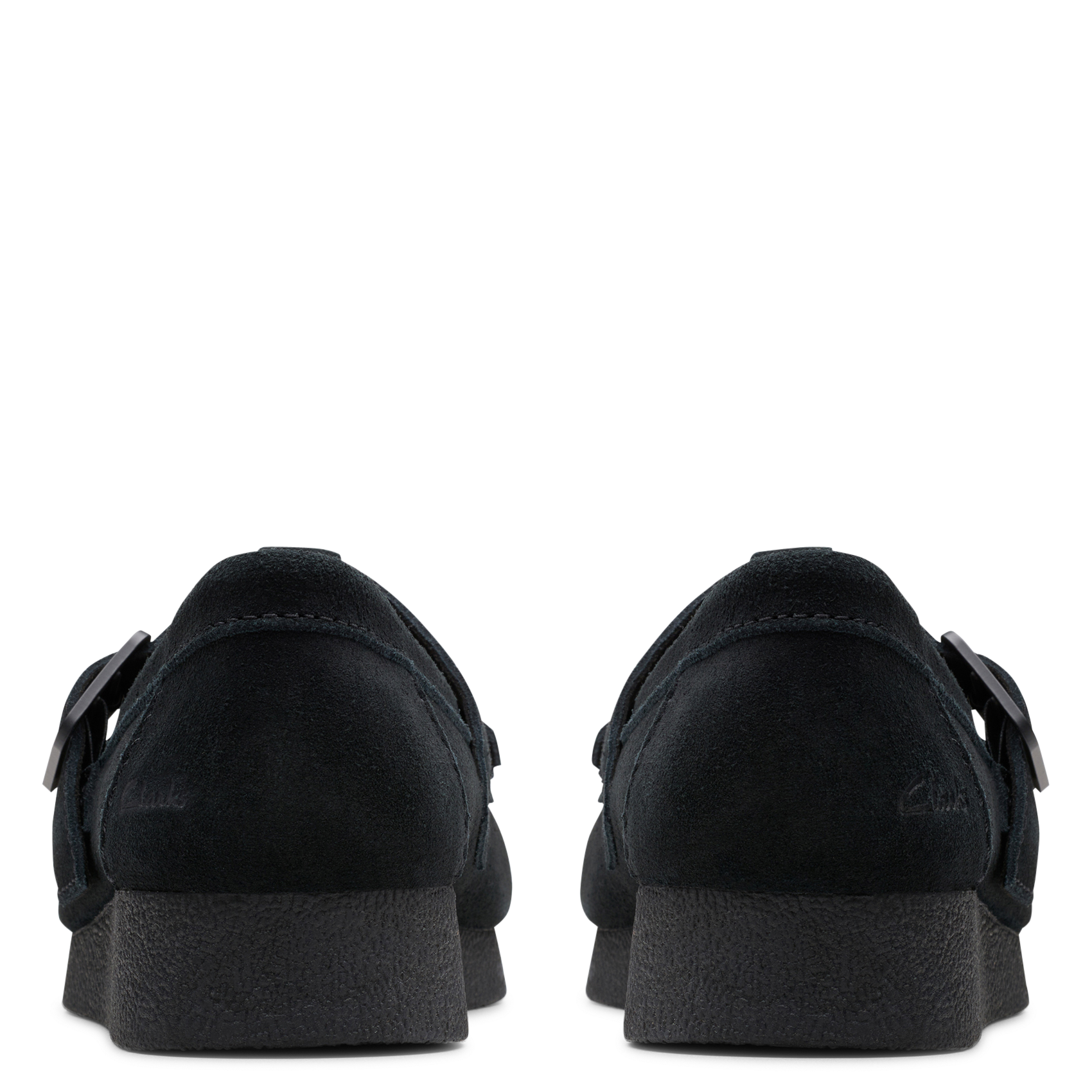 Suède leren mocassins CLARKS Zwart