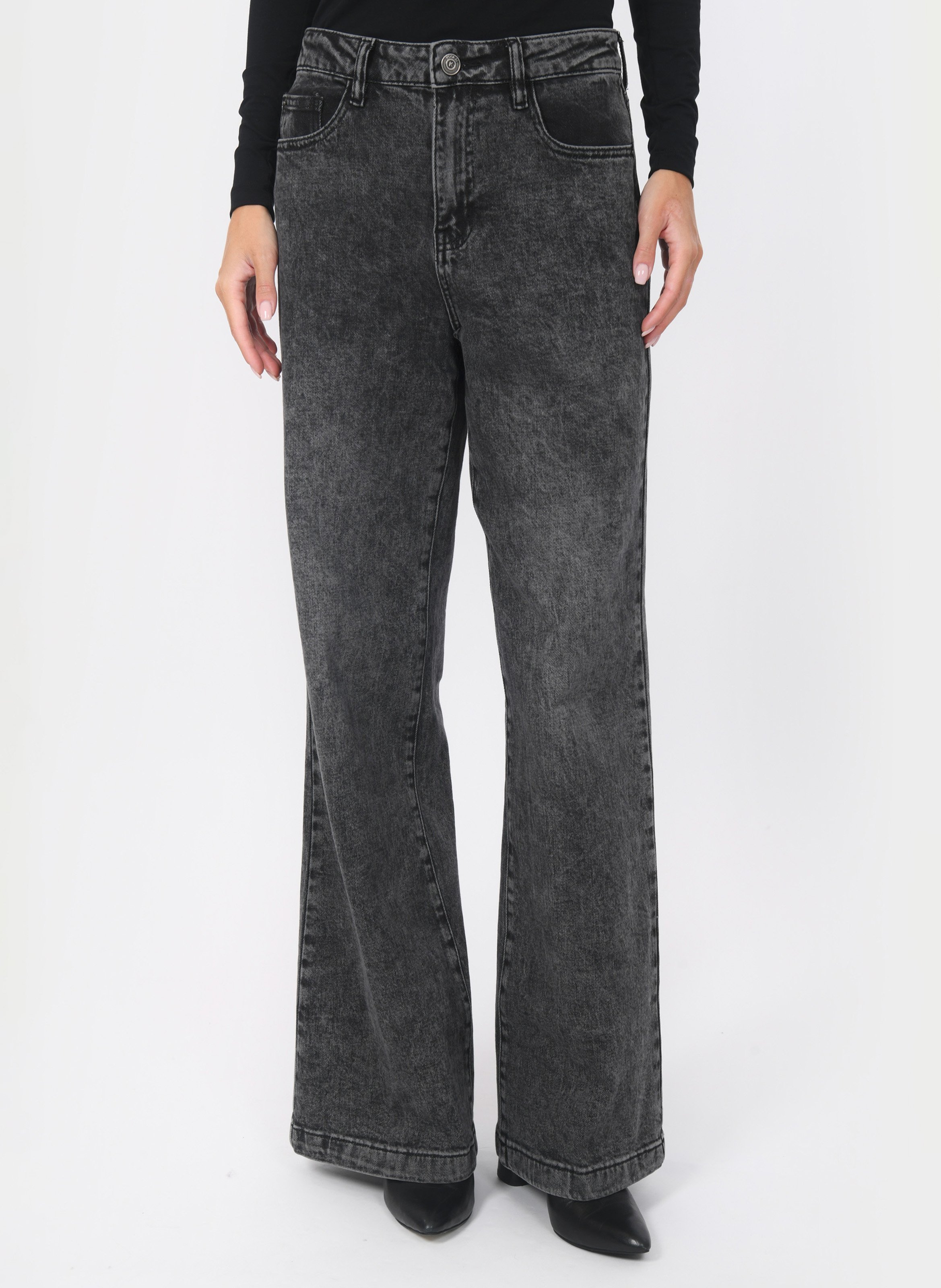 Cotton-blend straight jeans KOOKAI