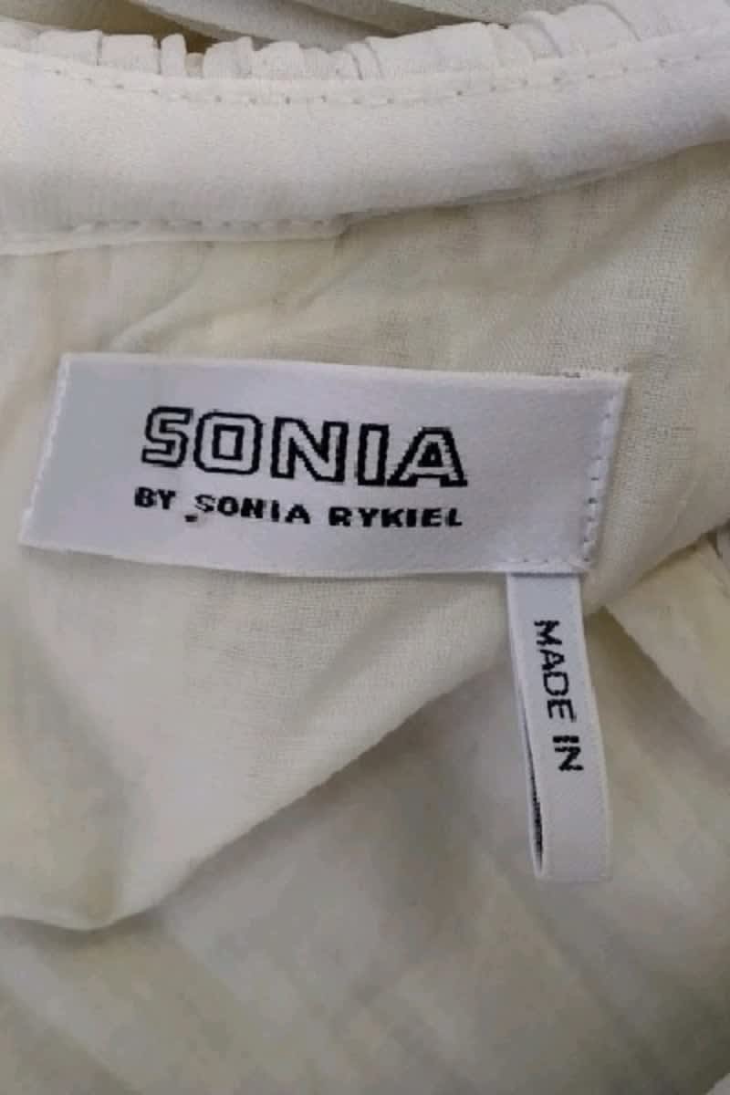 Azawood sleeveless top SONIA RYKIEL - Seconde Main Beige