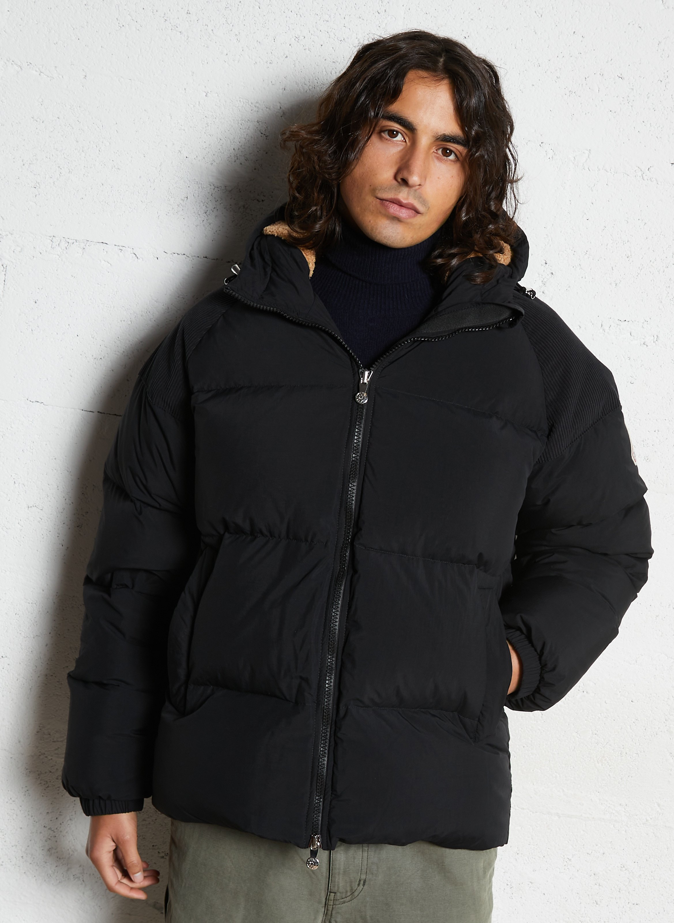 Oversized padded jacket PYRENEX Black