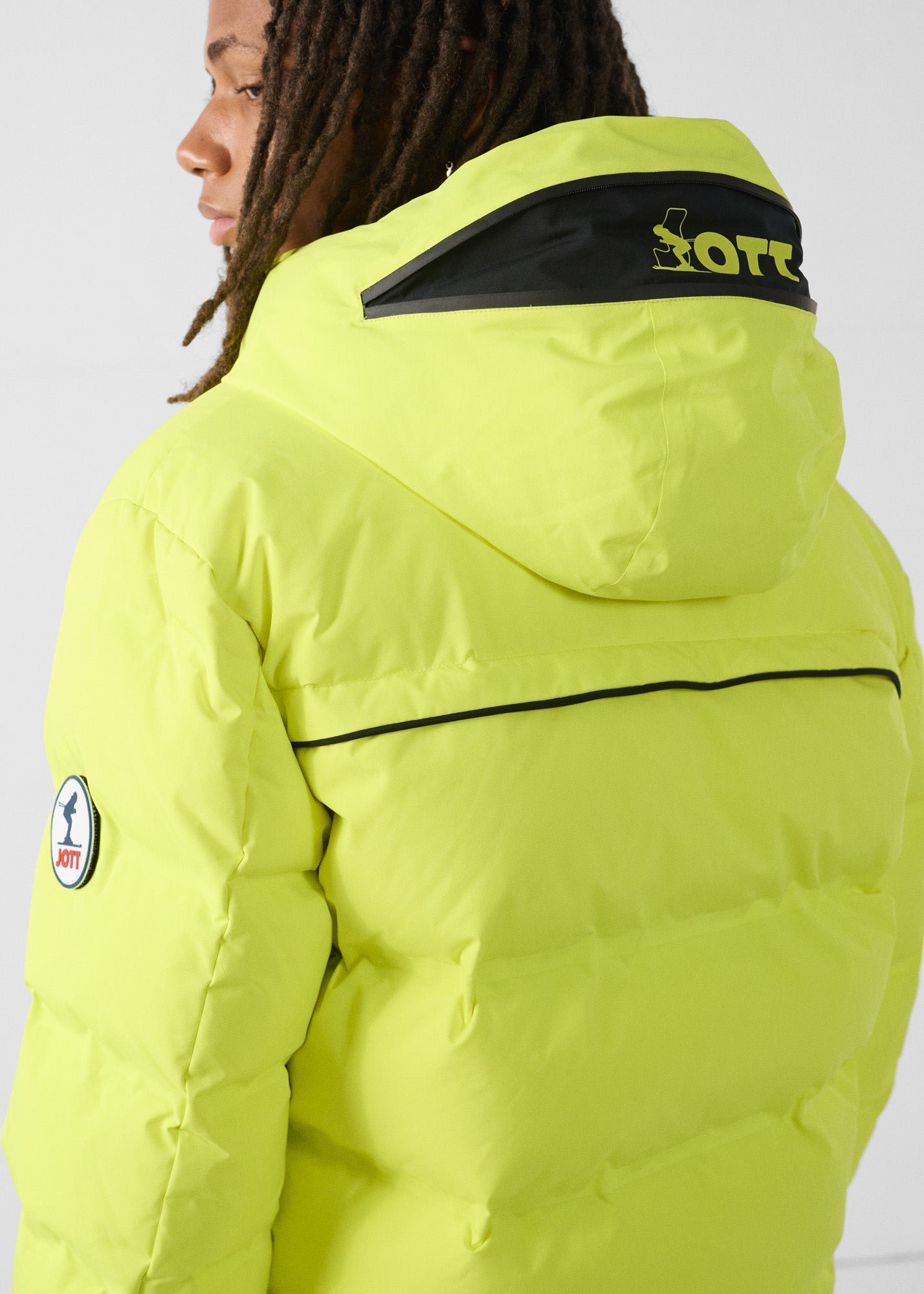 Ski jacket for extreme cold series JOTT Yellow