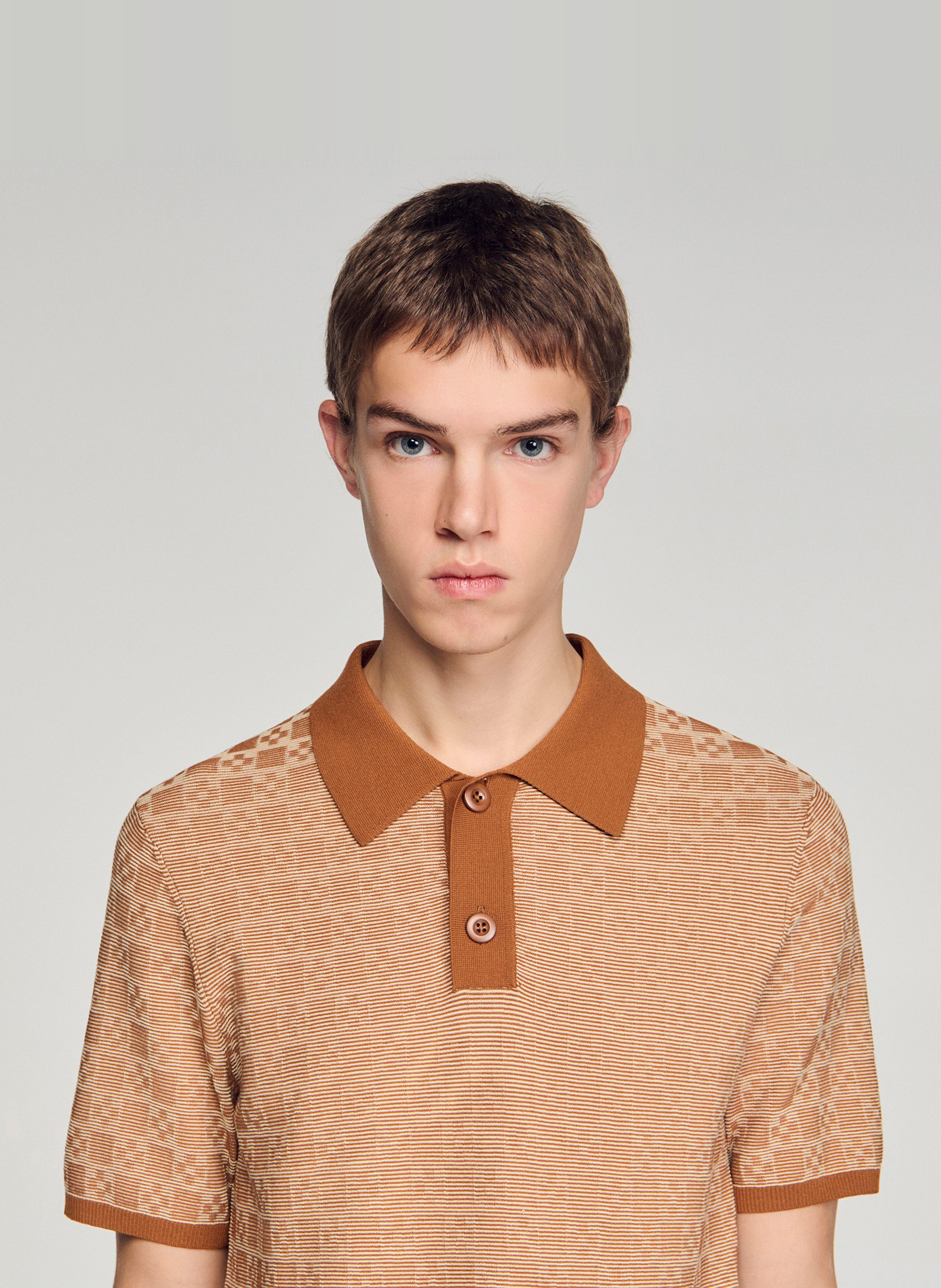 Polo regular-fit  SANDRO Brown