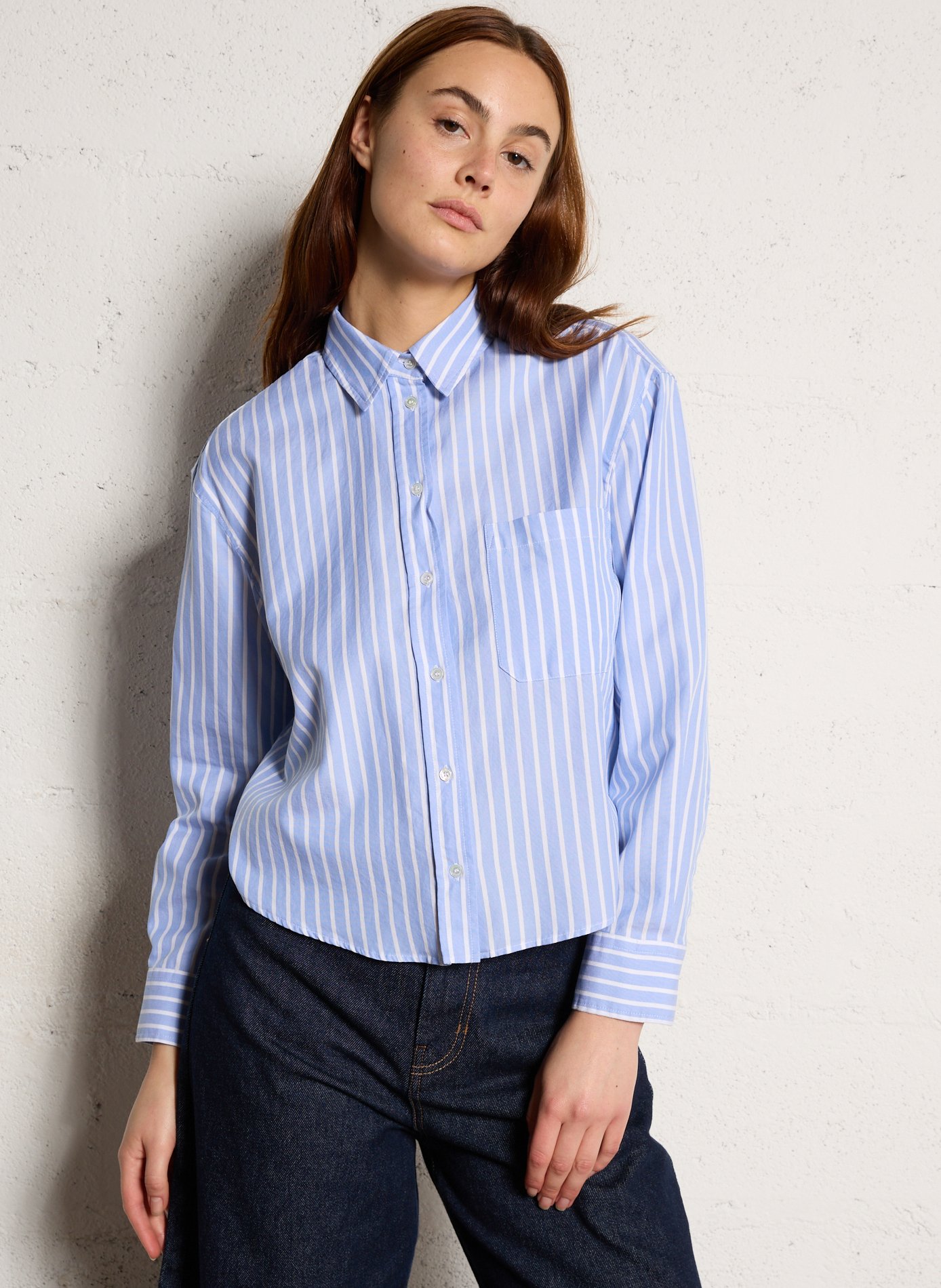Oversized cotton shirt with classic collar MAX MARA WEEK END